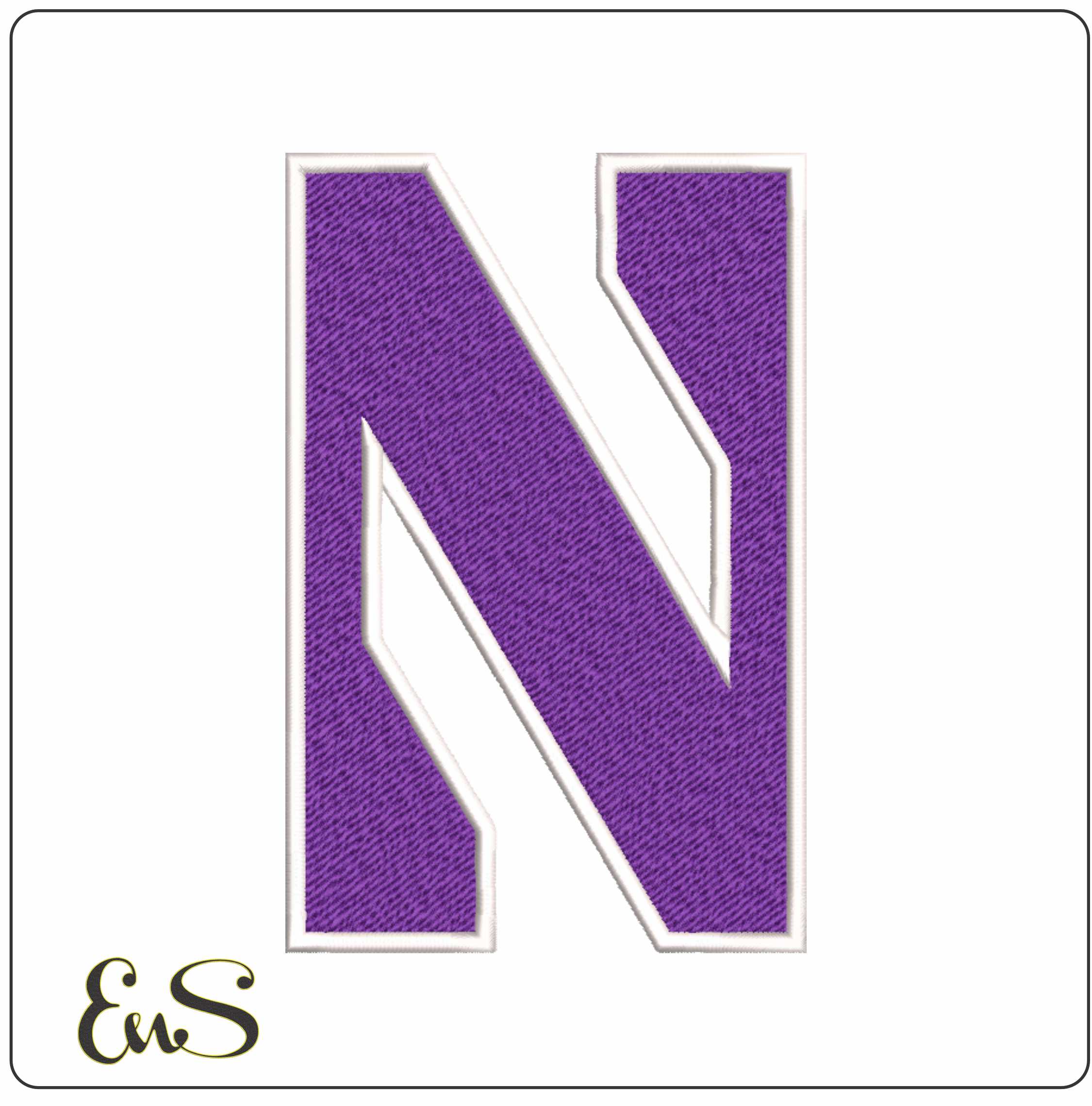 Northwestern Wildcats  University embroidery design -Northwestern Wildcats University, men's Football embroidery machine pattern embroidery file - instant download