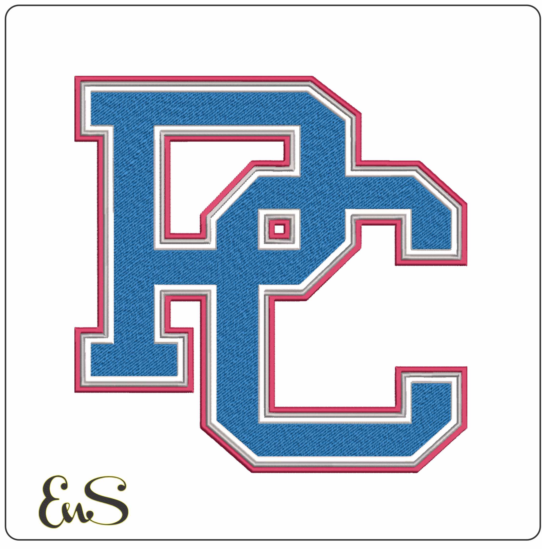 Presbyterian Blue Hose embroidery design -Presbyterian Blue Hose University, men's football embroidery machine pattern embroidery file - instant download