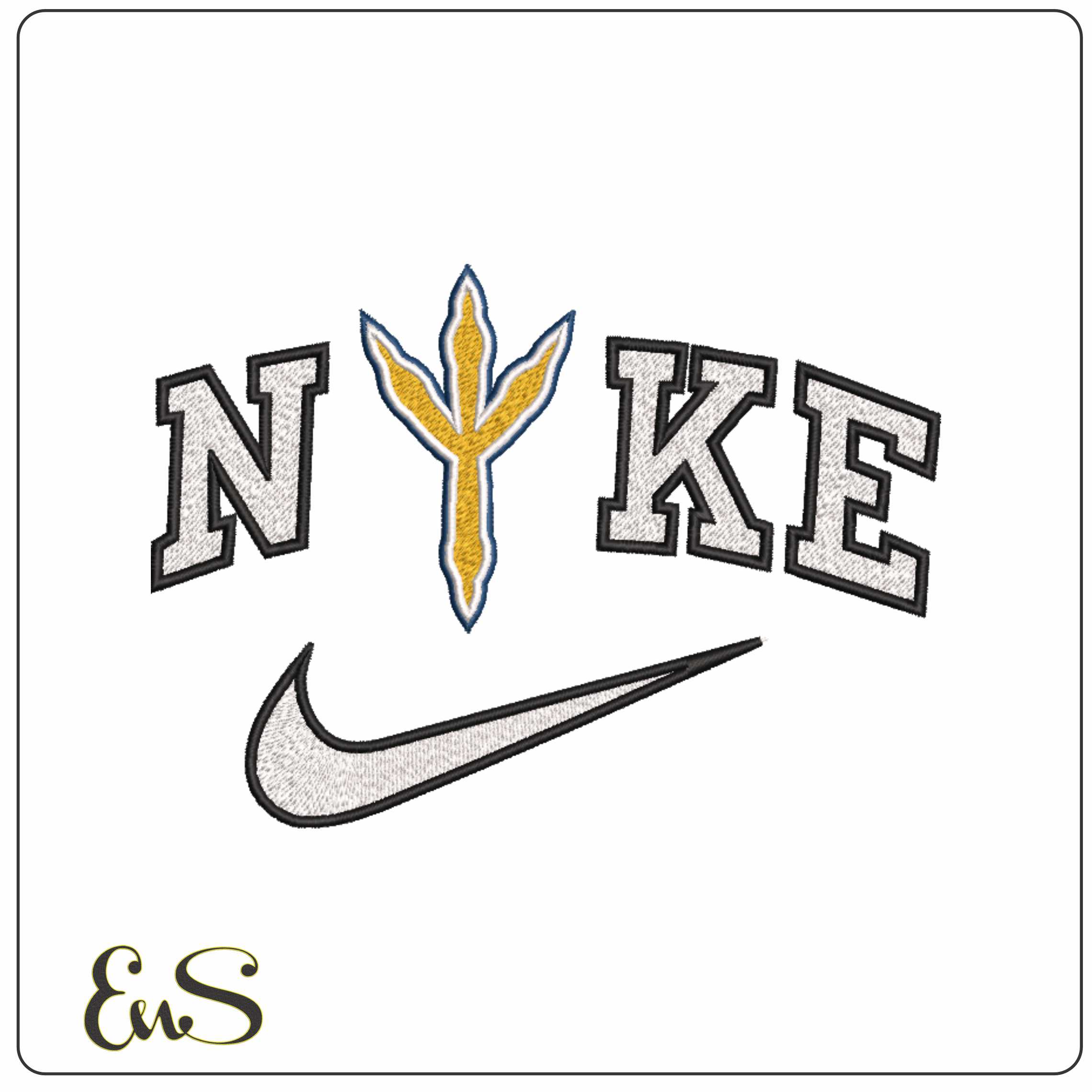Nike Chattanooga Mocs Alternative University of Tennessee     - Elegant embroidery design file-instant download
