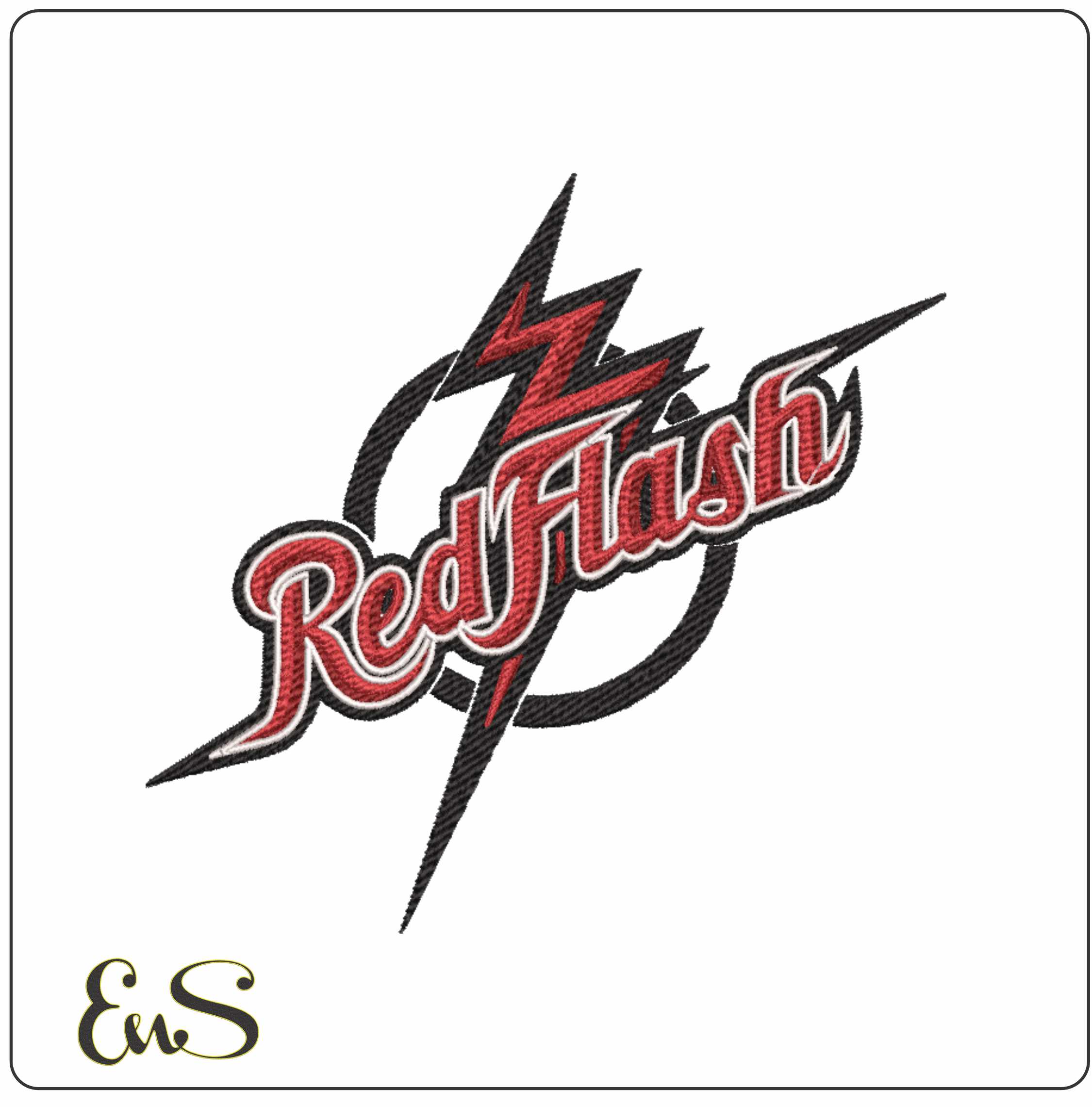 Saint Francis Red Flash embroidery design - Saint Francis Red Flash University men's basketball embroidery machine pattern embroidery file - instant download