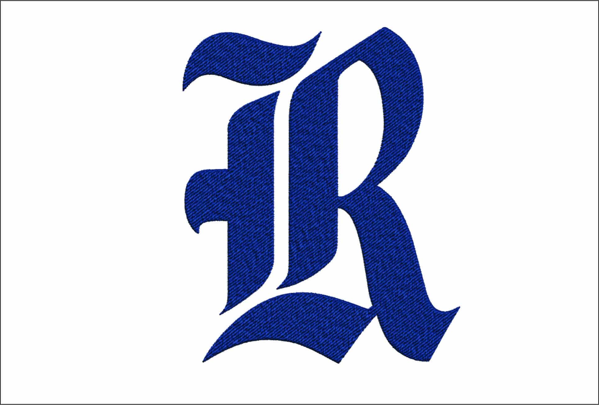 Rice Owls embroidery design - Rice Owls University men's football embroidery machine pattern embroidery file - instant download