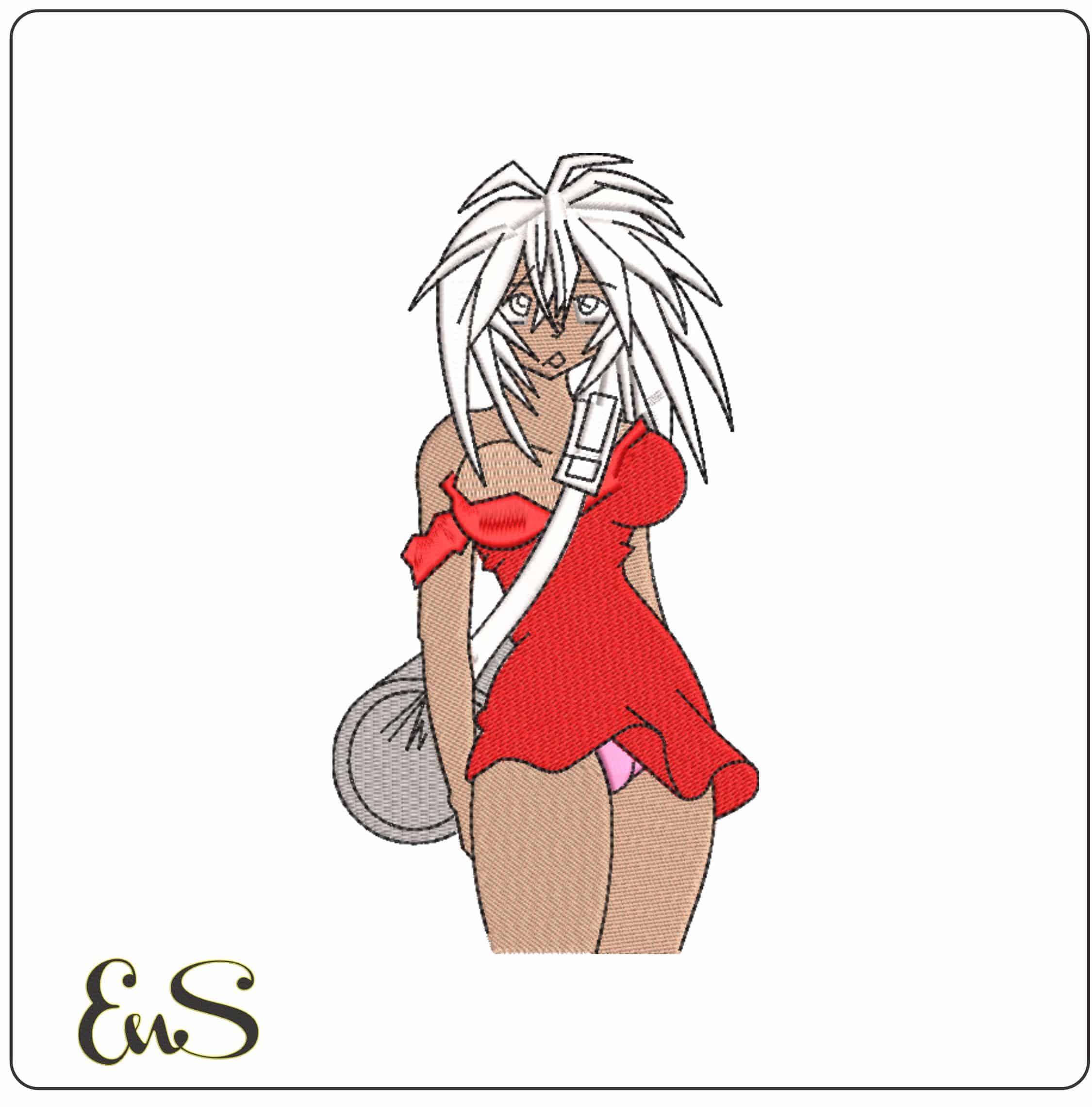 Aisha Clan Clan Outlaw Clan Anime - Elegant embroidery design file-instant download