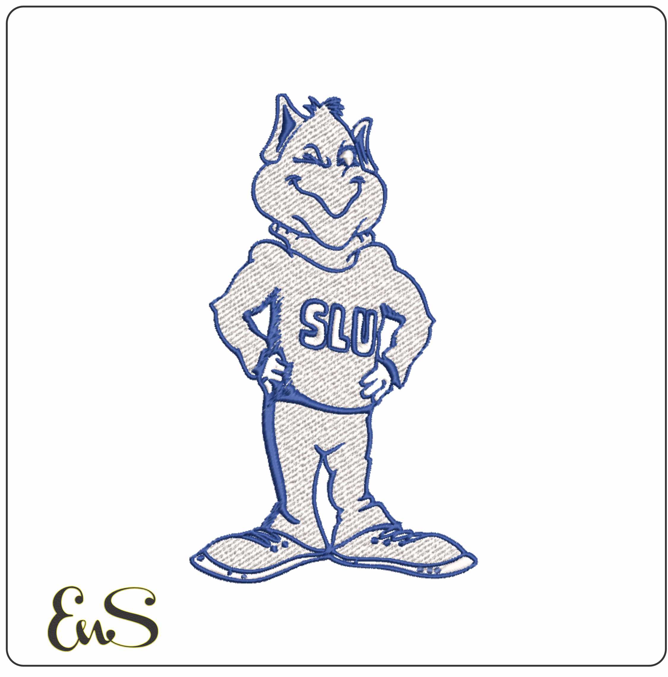 Saint Louis Billikens embroidery design -Saint Louis Billikens University men's football embroidery machine pattern embroidery file - instant download