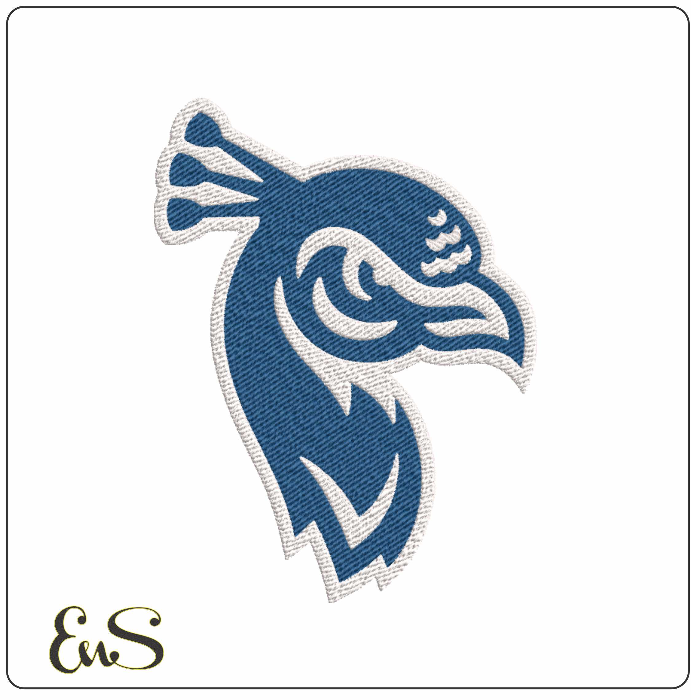 Saint Peter's Peacocks embroidery design -Saint Peter's Peacocks University woman basketball embroidery machine pattern embroidery file - instant download