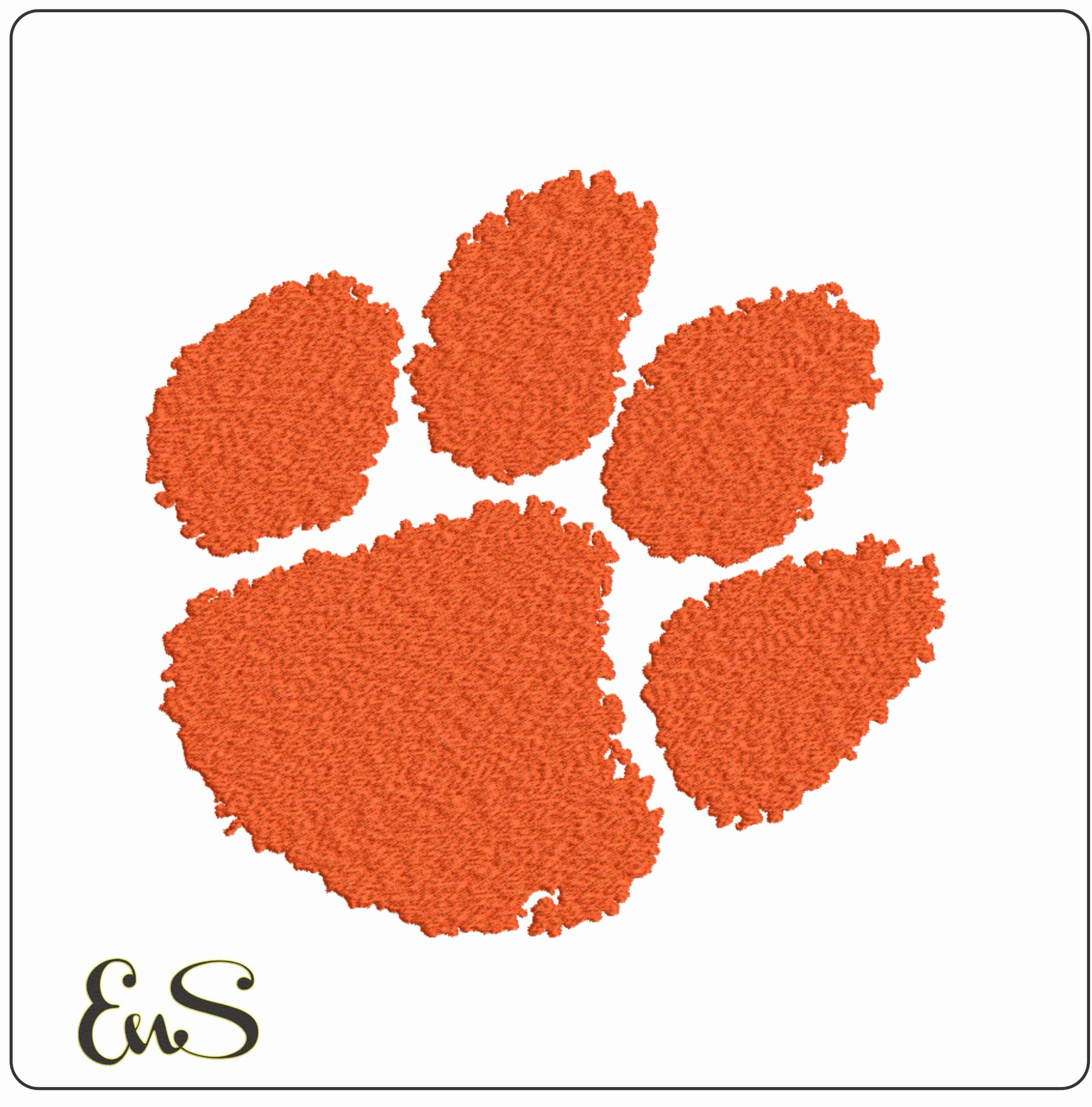 Clemson Tigers 1977 on Clemson University   - Elegant embroidery design file-instant download