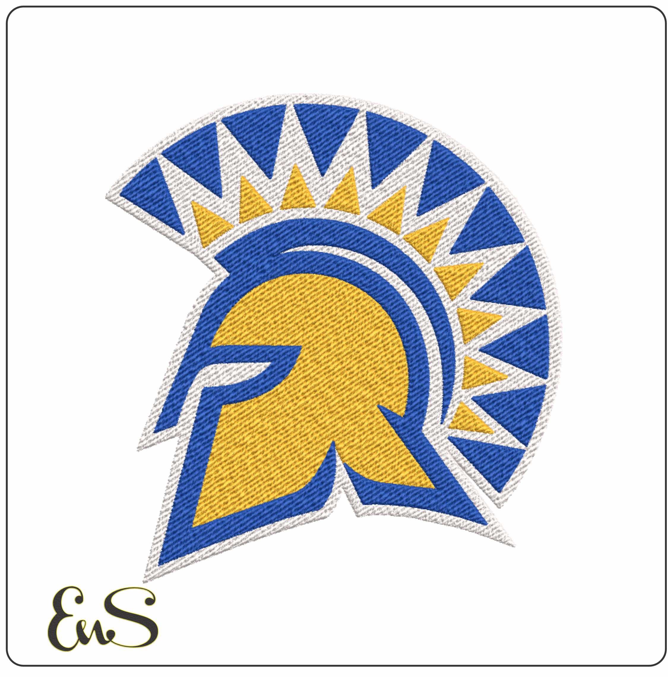 San Jose State Spartans embroidery design -San Jose State Spartans University men's Football embroidery machine pattern embroidery file - instant download