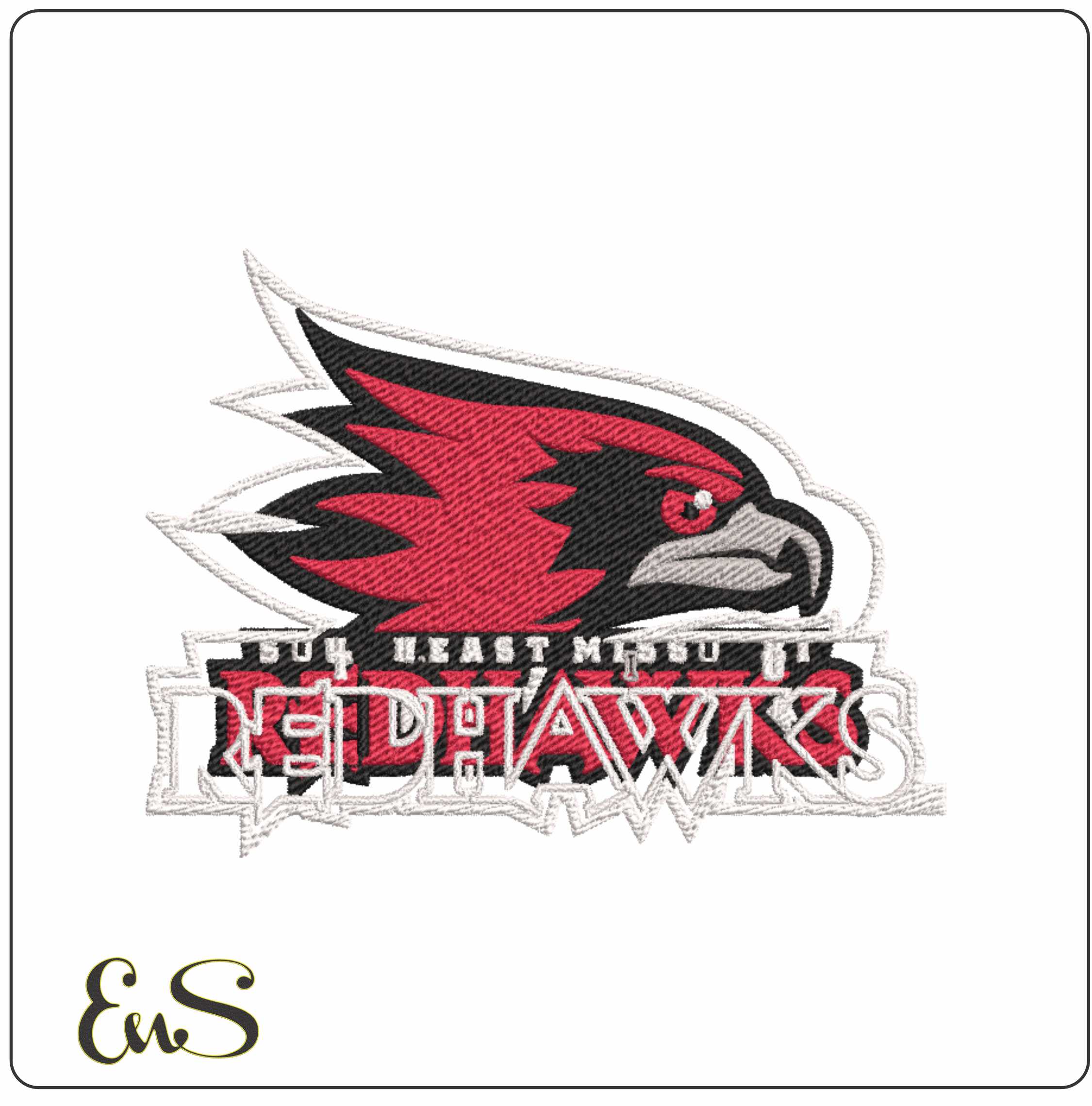 Southeast Missouri State Redhawks embroidery design -Southeast Missouri State Redhawks University men's football embroidery machine pattern embroidery file - instant download