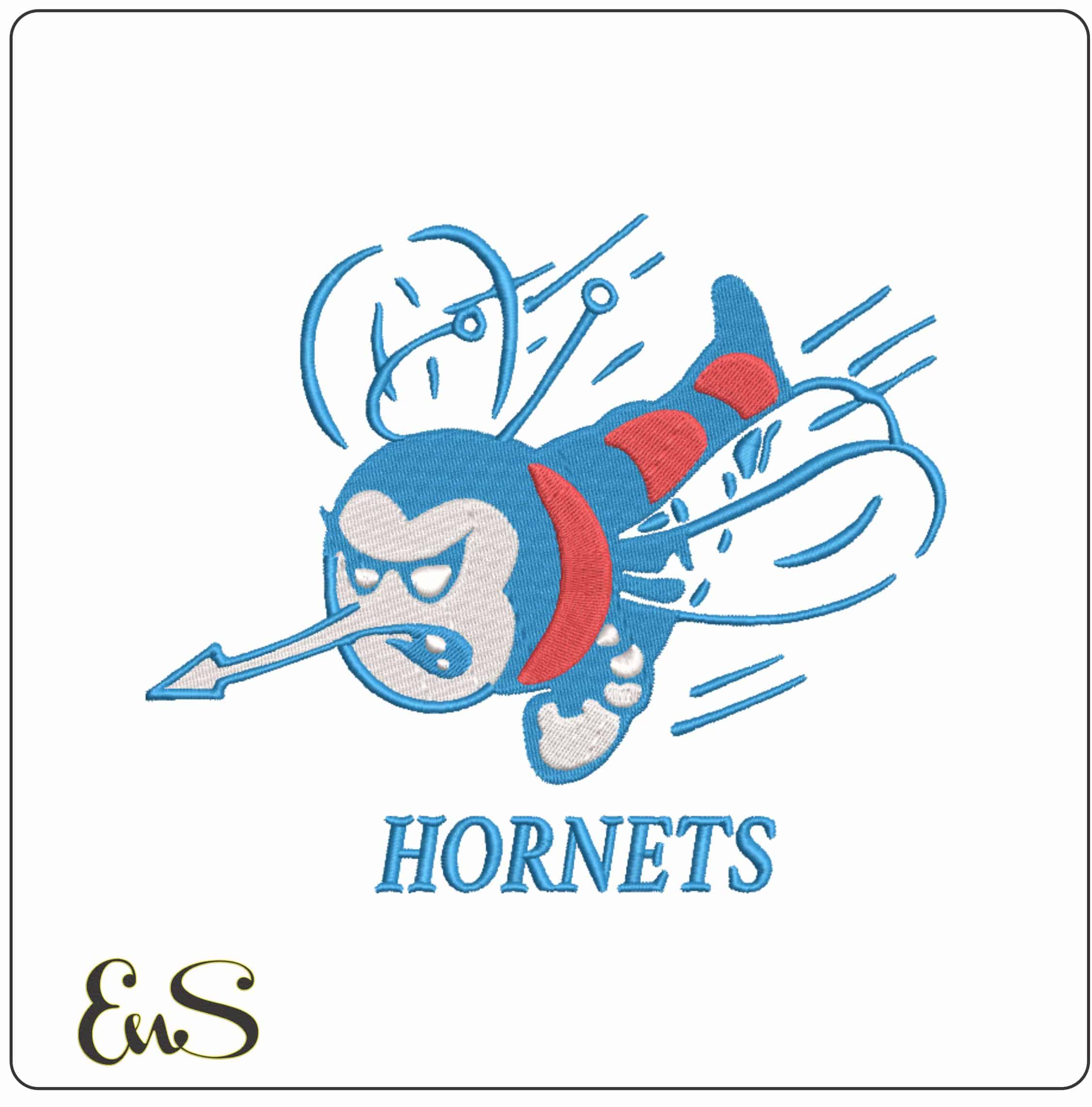 Delaware State Hornets 1970 to 2001 Delaware State University   - Elegant embroidery design file-instant download
