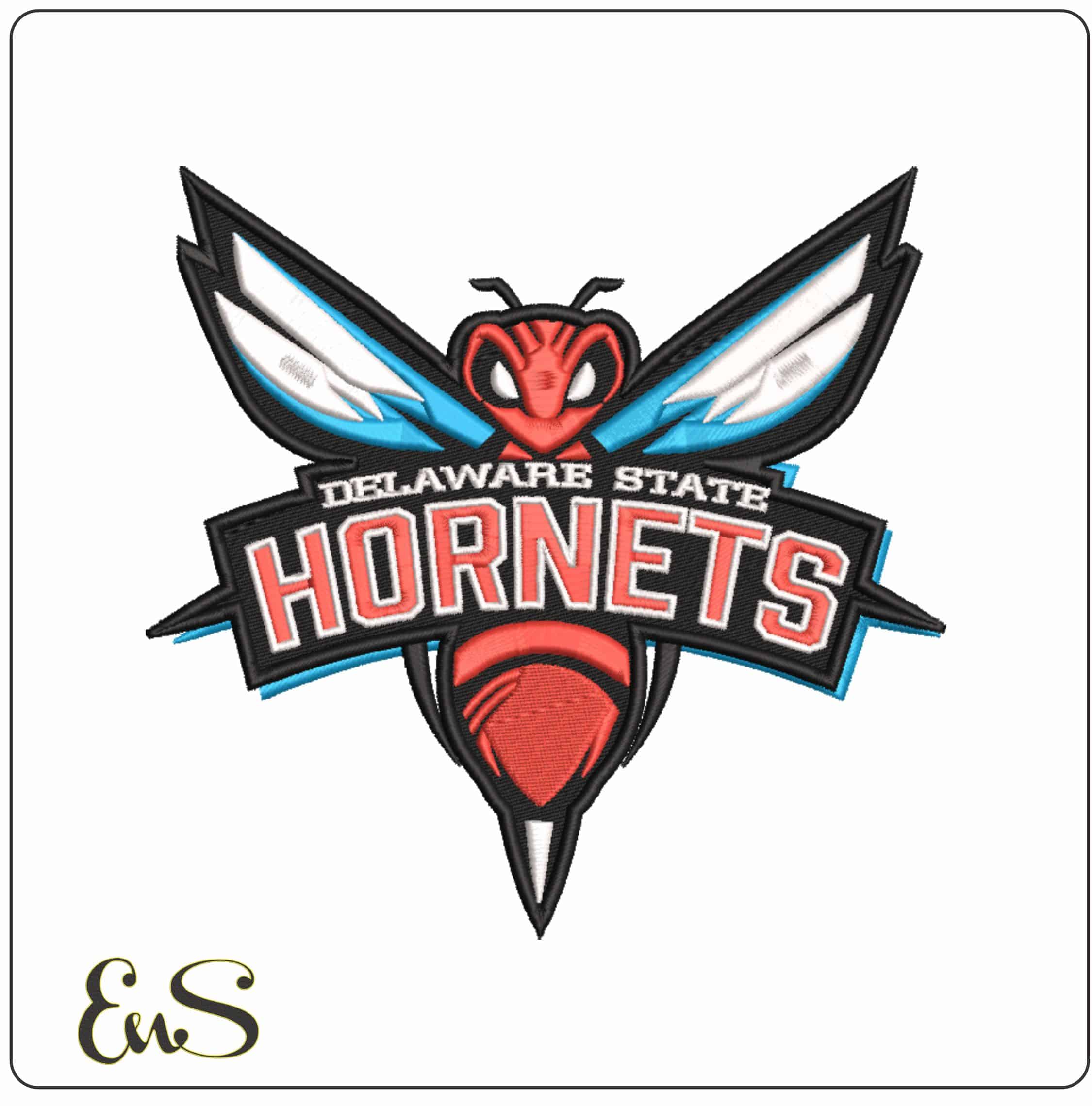 Delaware State Hornets 2023 University   - Elegant embroidery design file-instant download