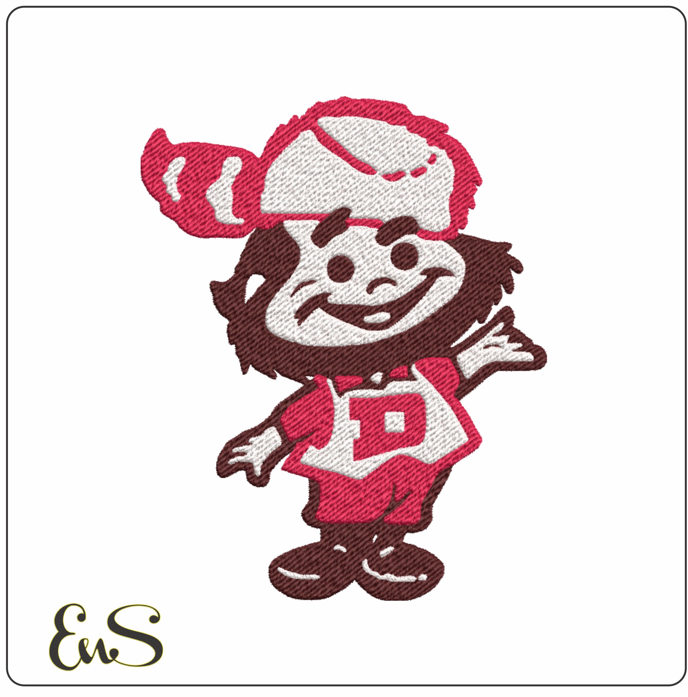 Denver Pioneers 1968 to 1985 University of Denver - Elegant embroidery design file-instant download