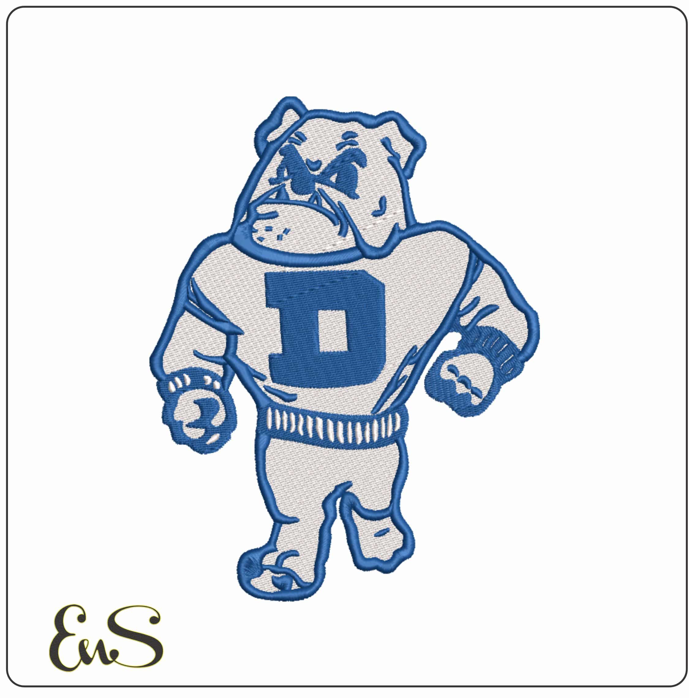 Drake Bulldogs 1956 to 2004 Drake University   - Elegant embroidery design file-instant download
