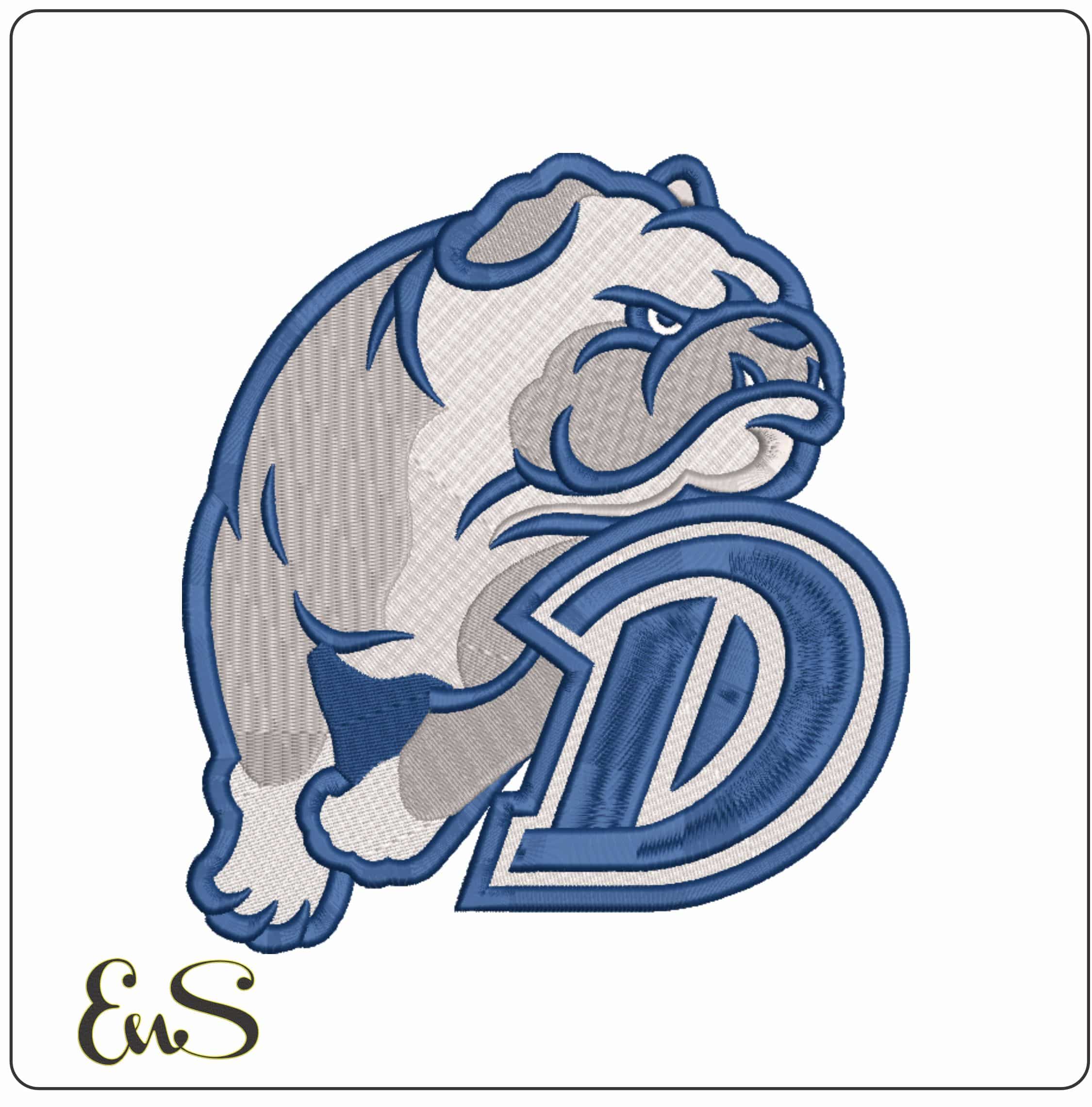 Drake Bulldogs Alternative 2015 on Drake University   - Elegant embroidery design file-instant download
