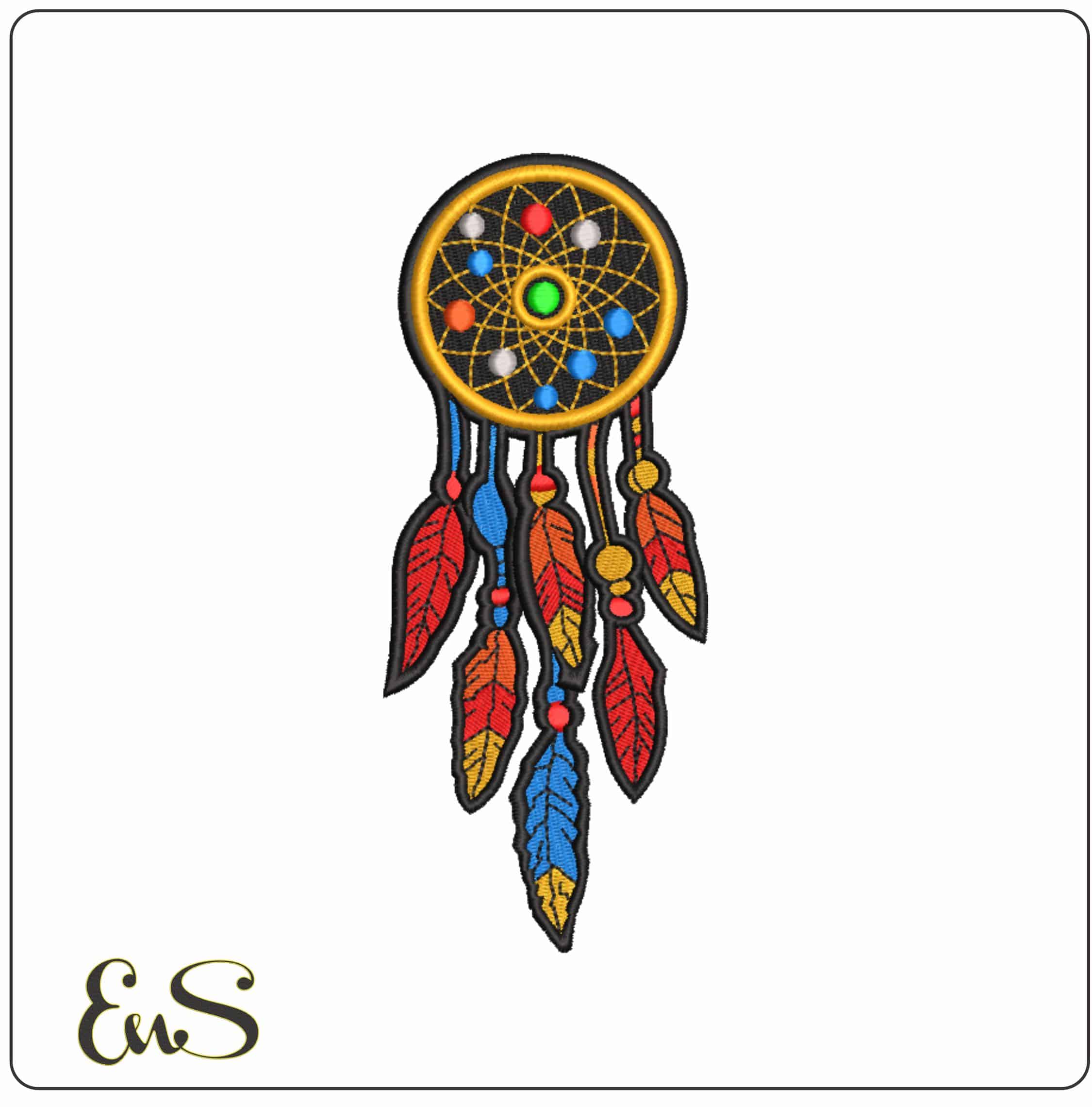 Dream Catcher  - Elegant embroidery design file-instant download
