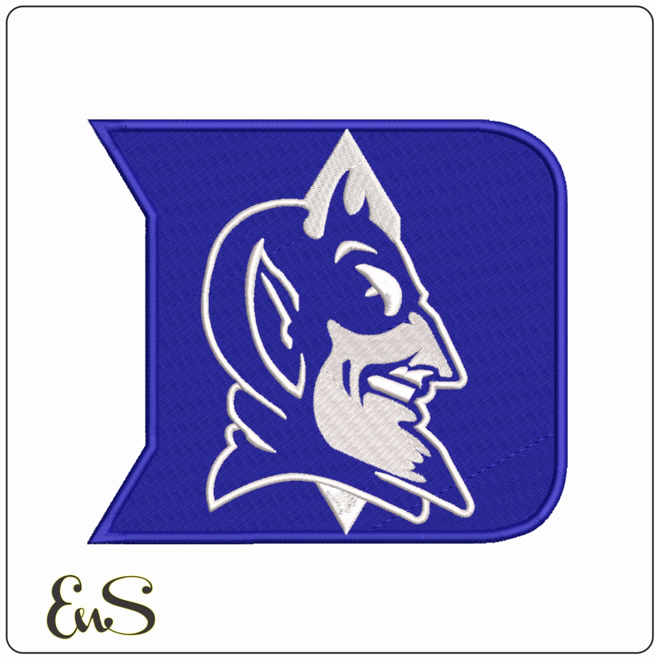 Duke Blue Devils Alternate Duke University  - Elegant embroidery design file-instant download