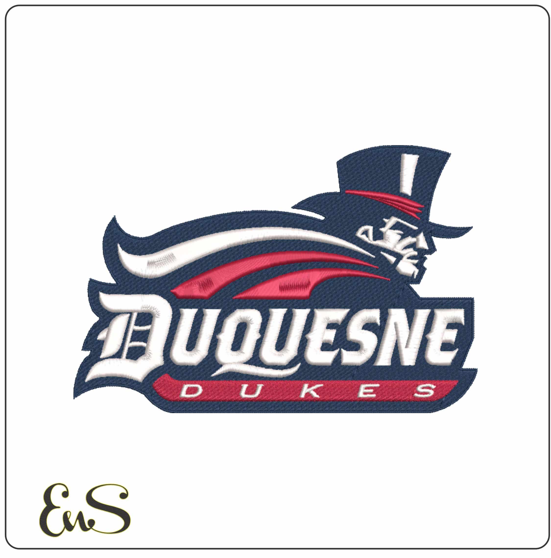 Duquesne Dukes 2006 to 2017 Duquesne University  - Elegant embroidery design file-instant download