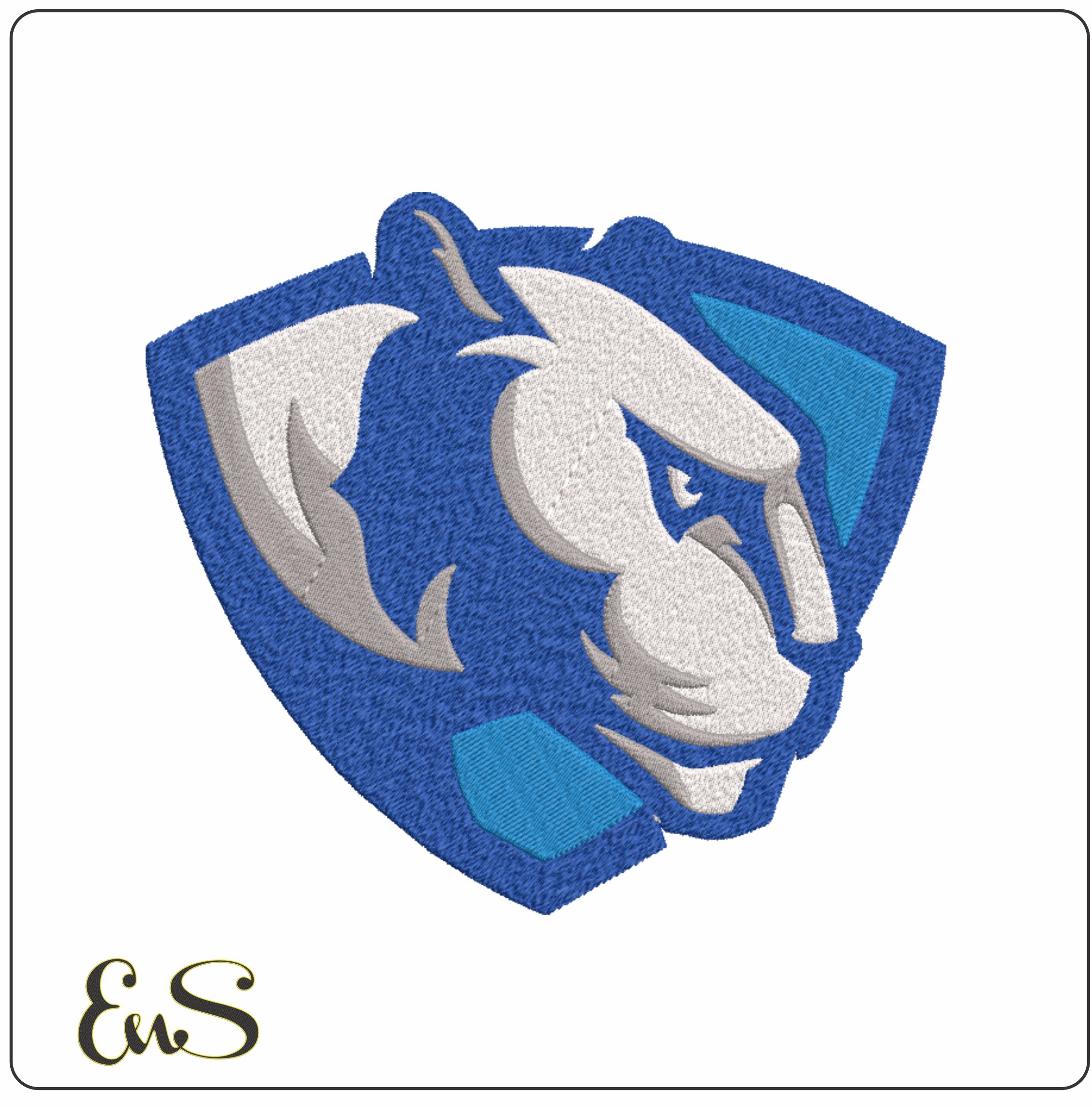 Eastern Illinois Panthers No Name 2015 University - Elegant embroidery design file-instant download