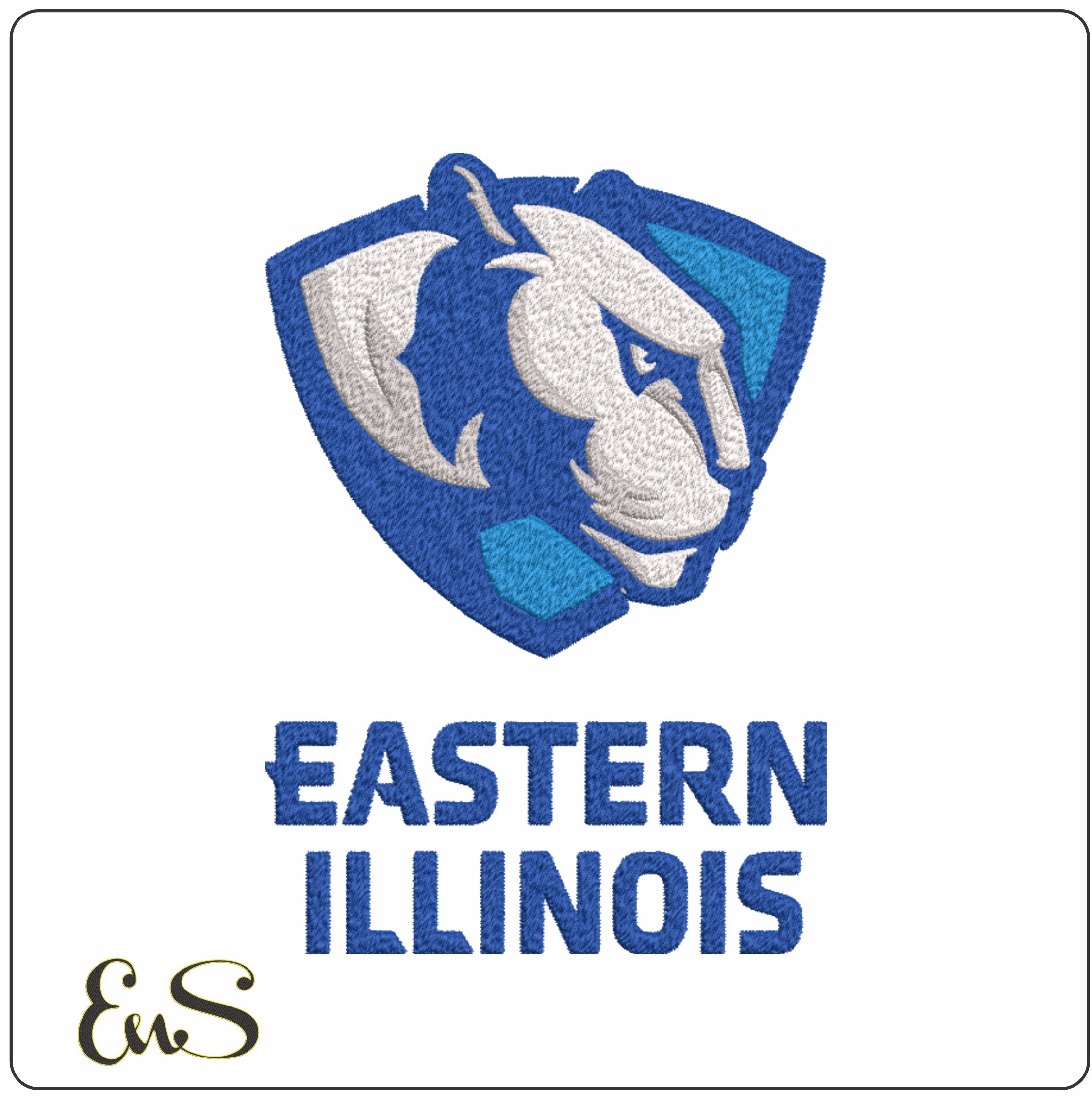 Eastern Illinois Panthers Stack 2015 University - Elegant embroidery design file-instant download