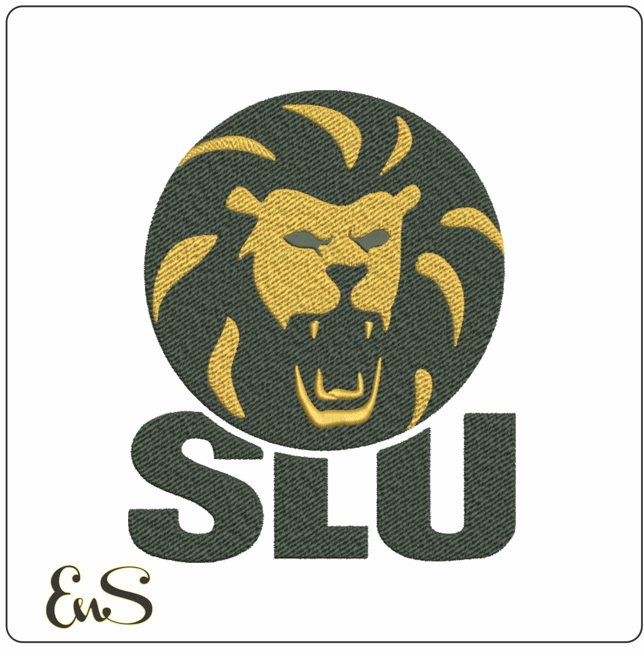 Southeastern Louisiana Lions embroidery design -Southeastern Louisiana Lions University men's football embroidery machine pattern embroidery file - instant download
