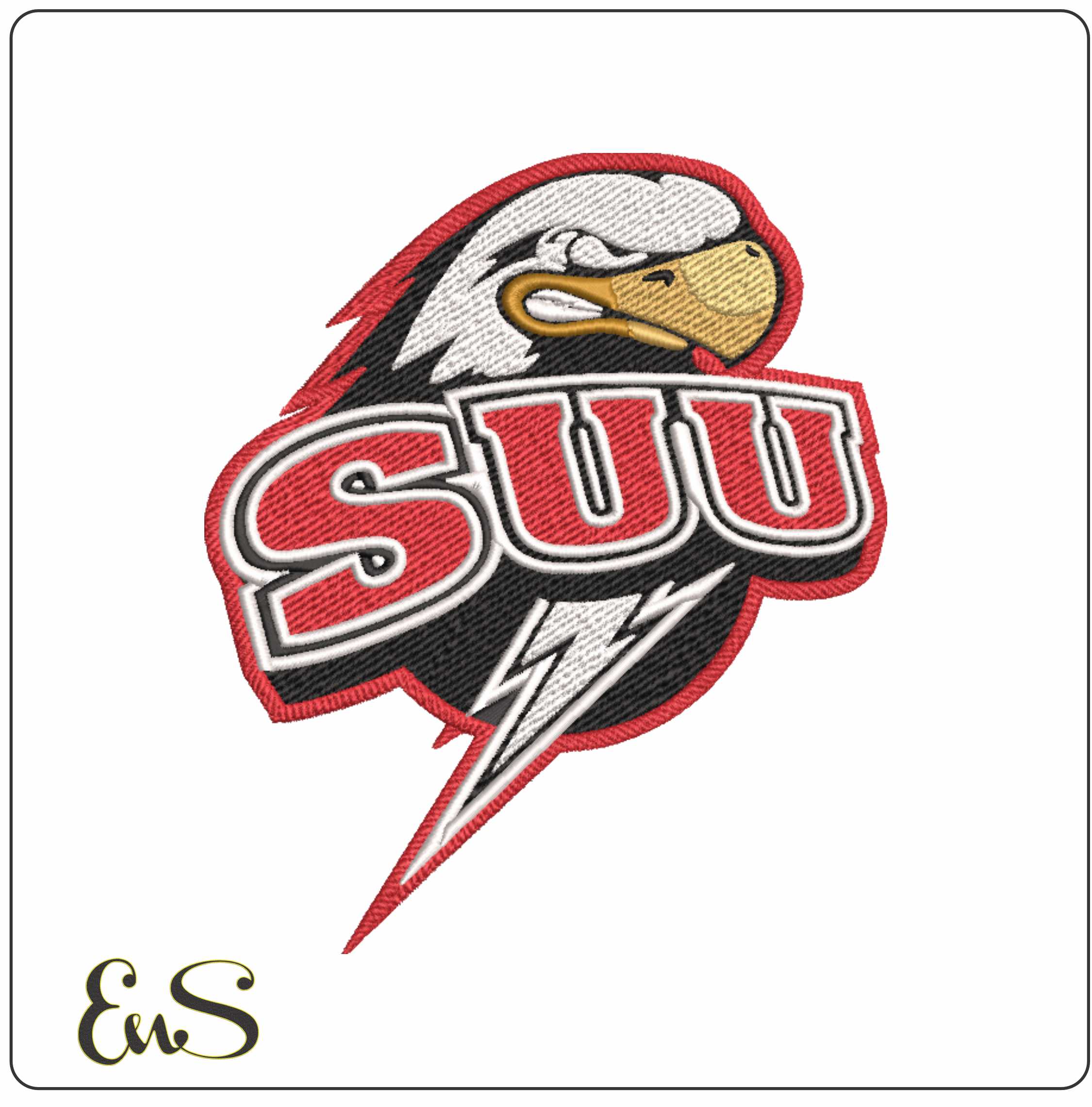 Southern Utah Thunderbirds embroidery design -Southern Utah Thunderbirds University men's football embroidery machine pattern embroidery file - instant download