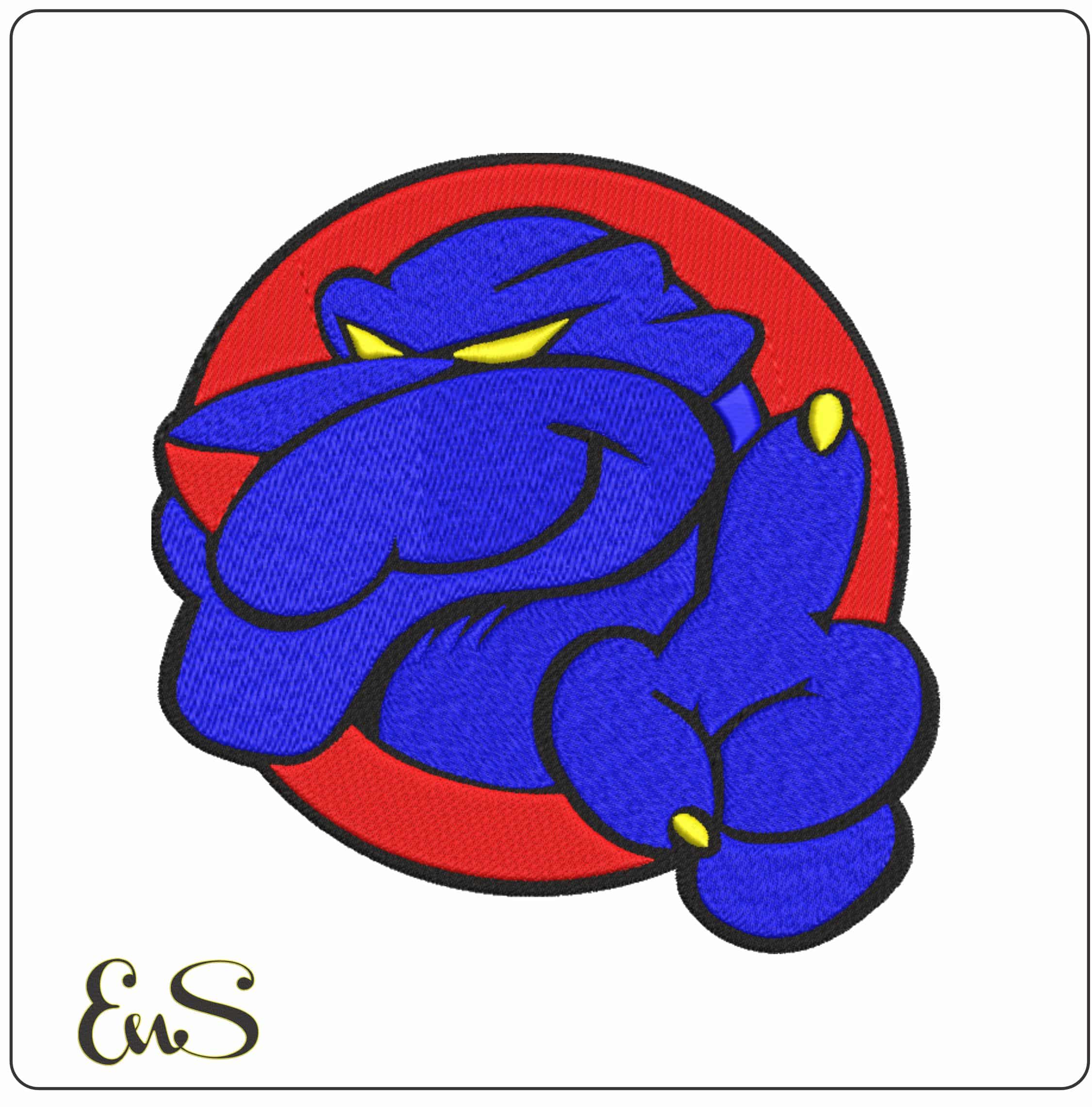 Georgia State Panthers Logo 1994 to 2002 University - Elegant embroidery design file-instant download