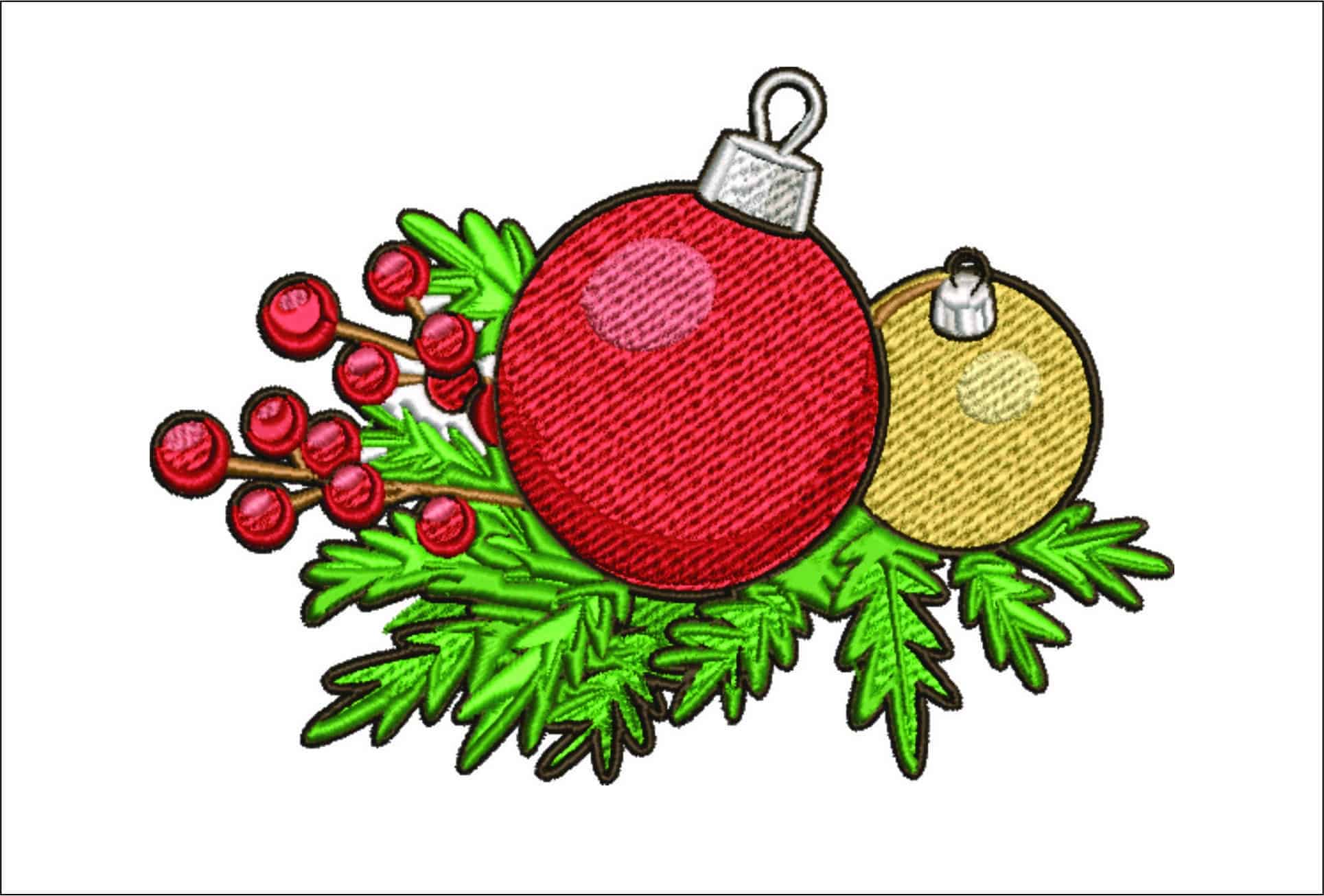Holy & Bubbles Christmas - embroidery file - instant download in a frame
