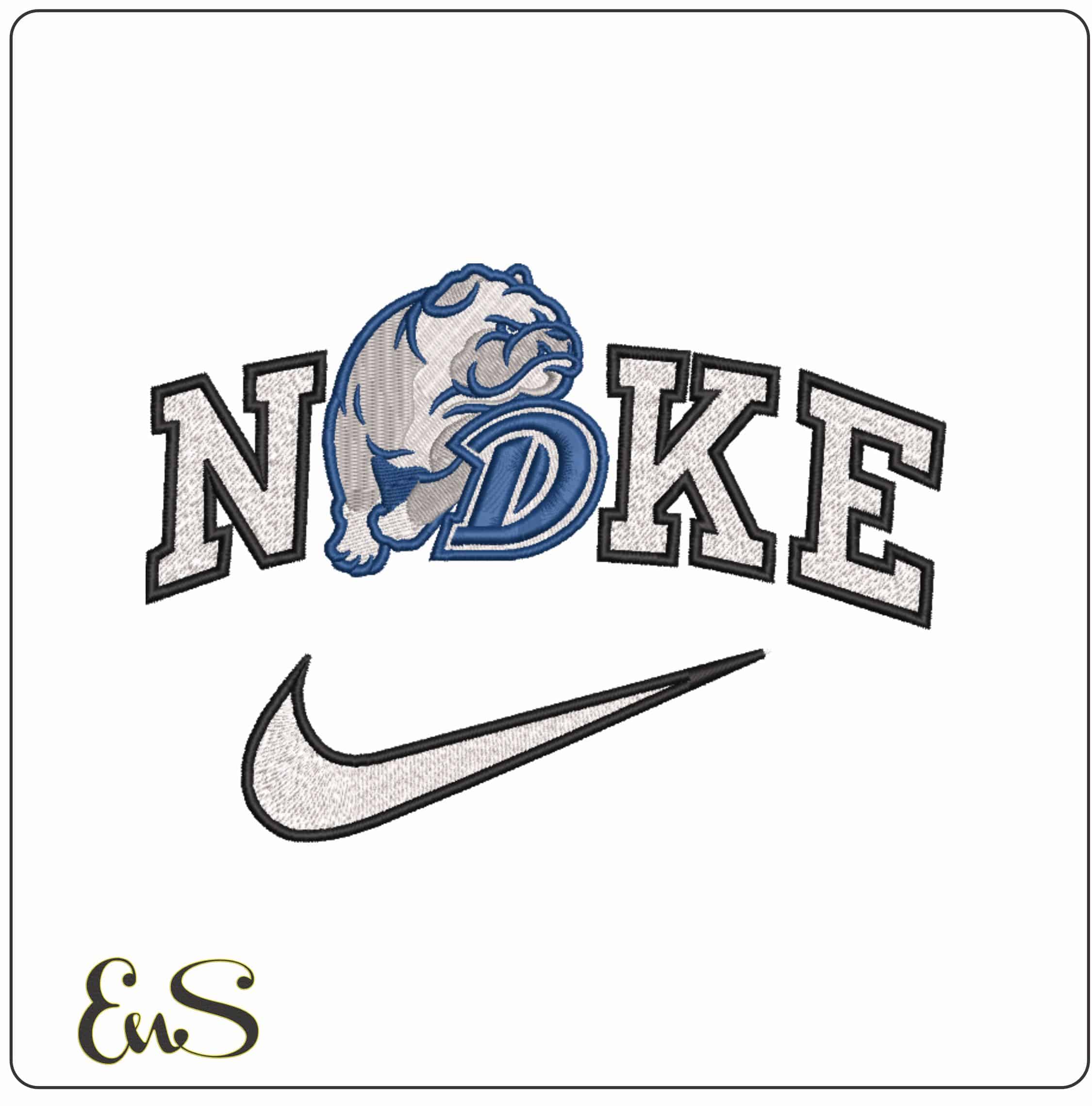 Nike Drake Bulldogs Alternative 2015 on Drake University - Elegant embroidery design file-instant download