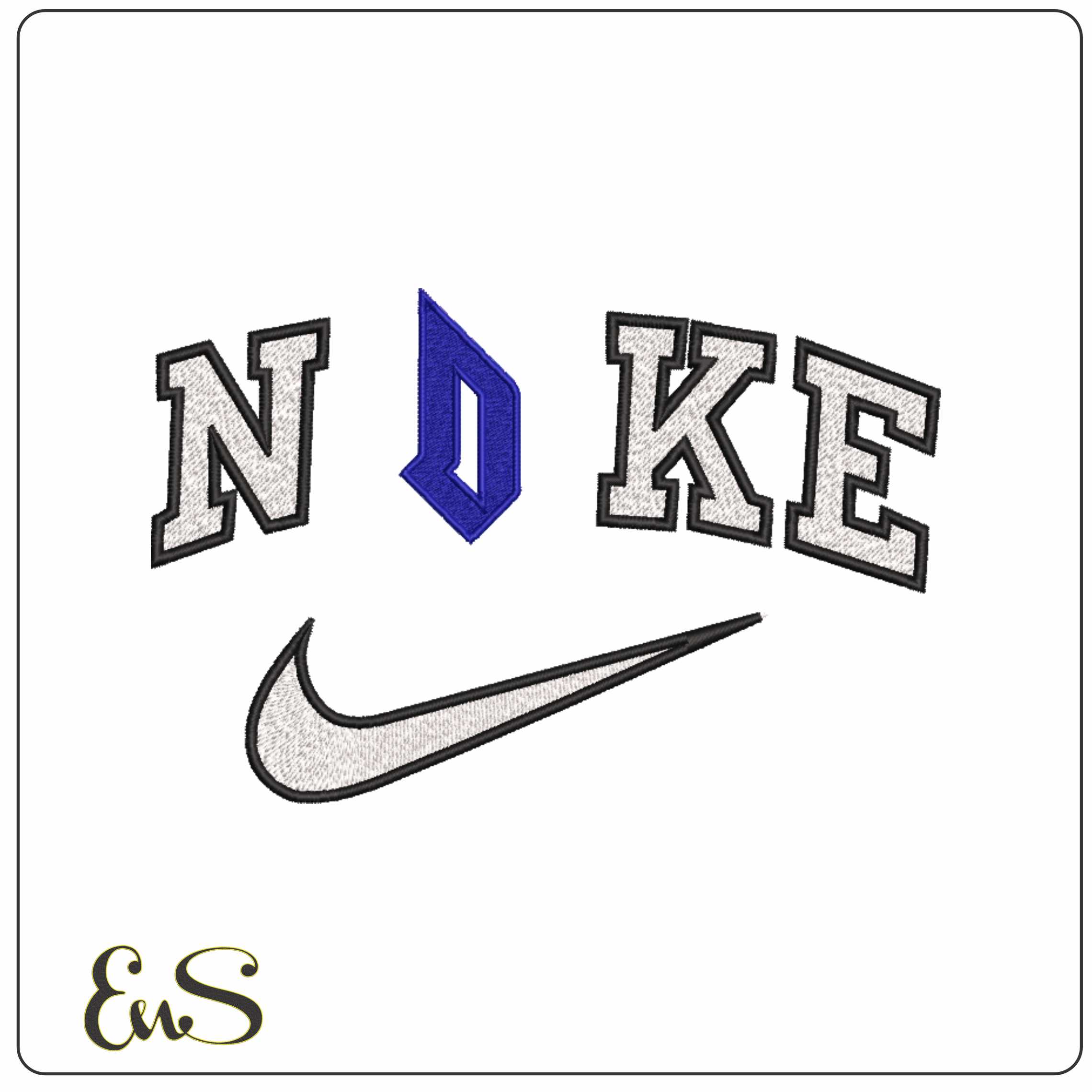 Nike Duquesne Dukes 2019 on Duquesne University College - Elegant embroidery design file-instant download