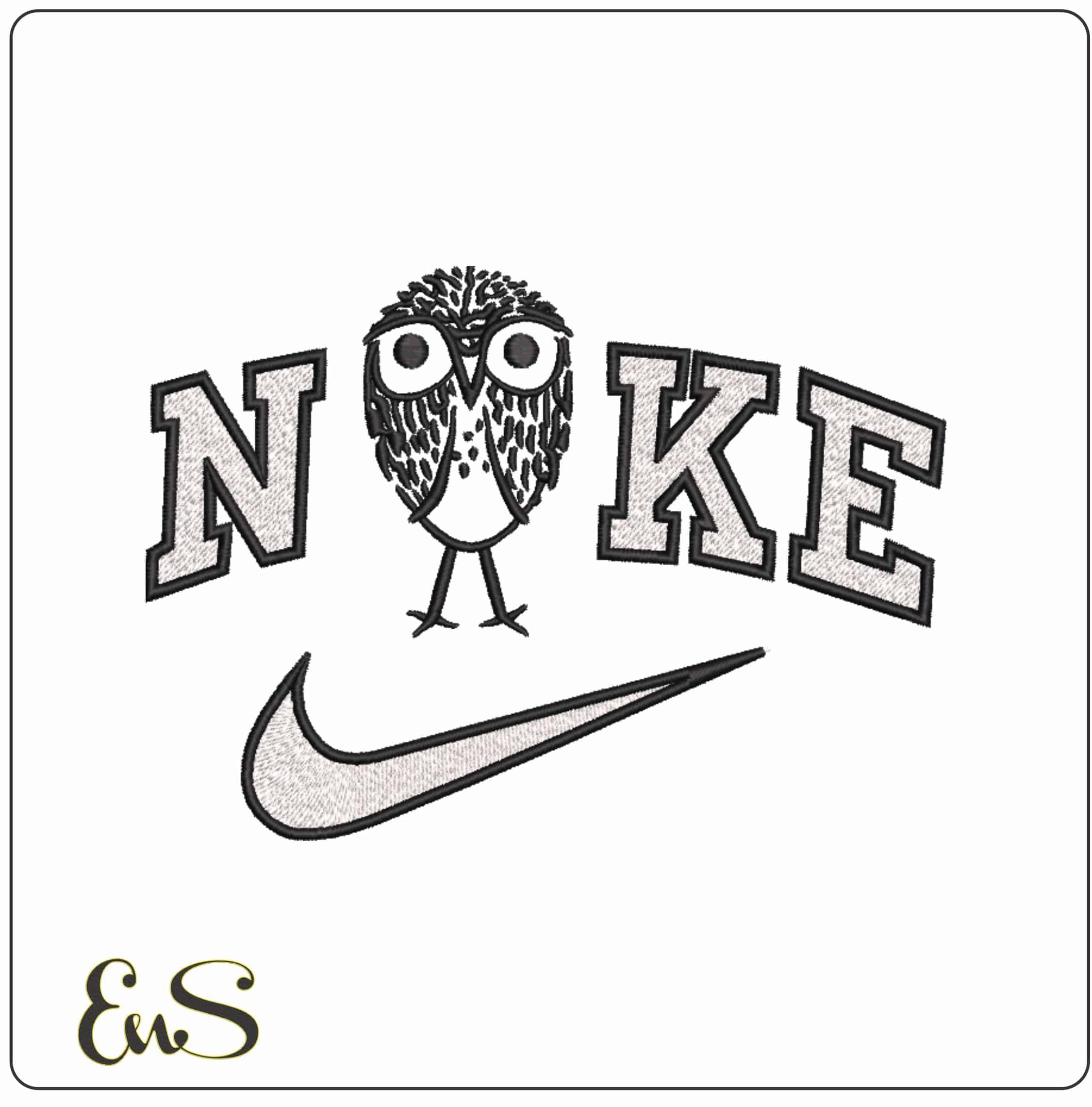 Nike Florida Atlantic Owls Original Florida Atlantic University - Elegant embroidery design file-instant download