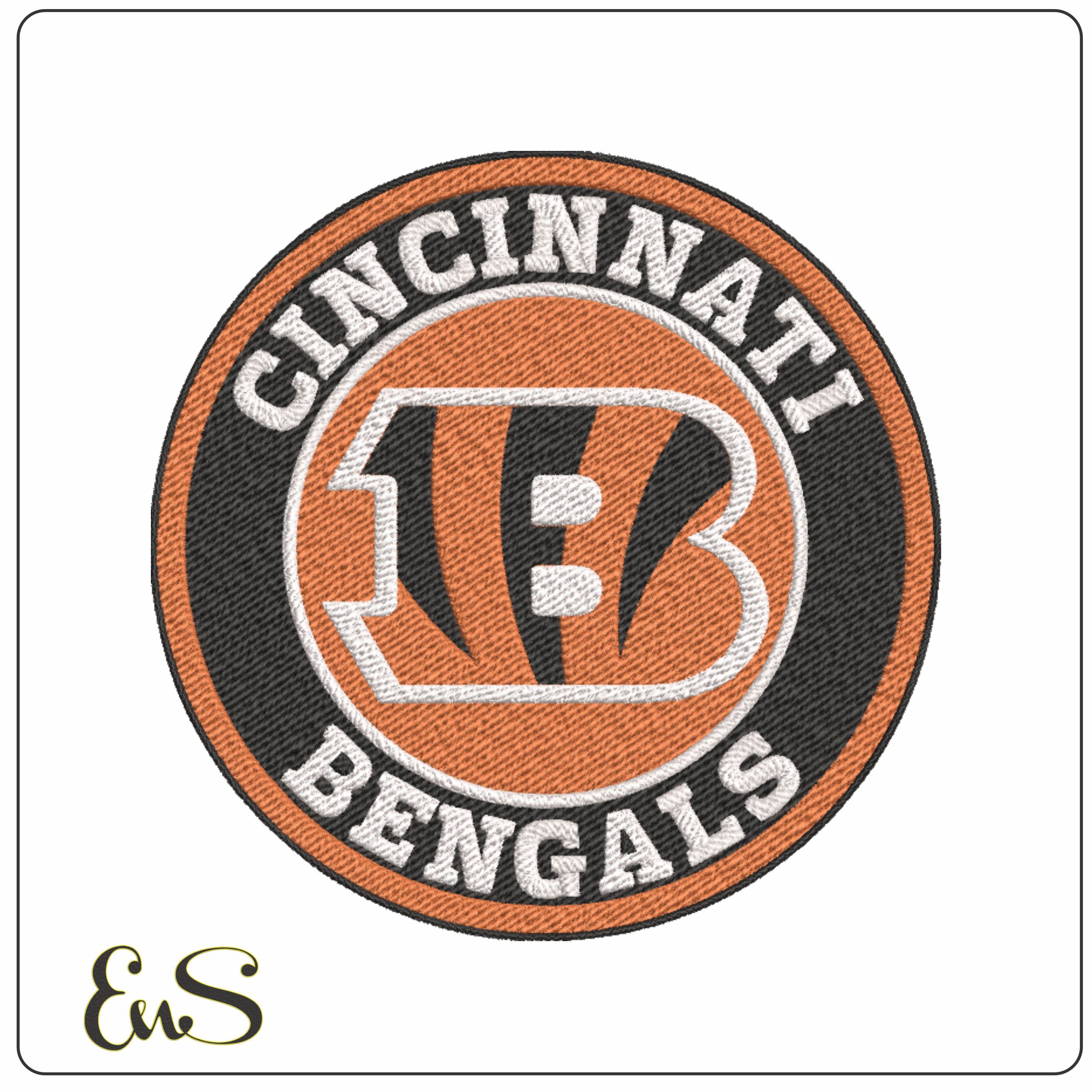 Cincinnati Bengals Embelm NFL embroidery design -Paycor Stadium men's football embroidery machine pattern embroidery file - instant download