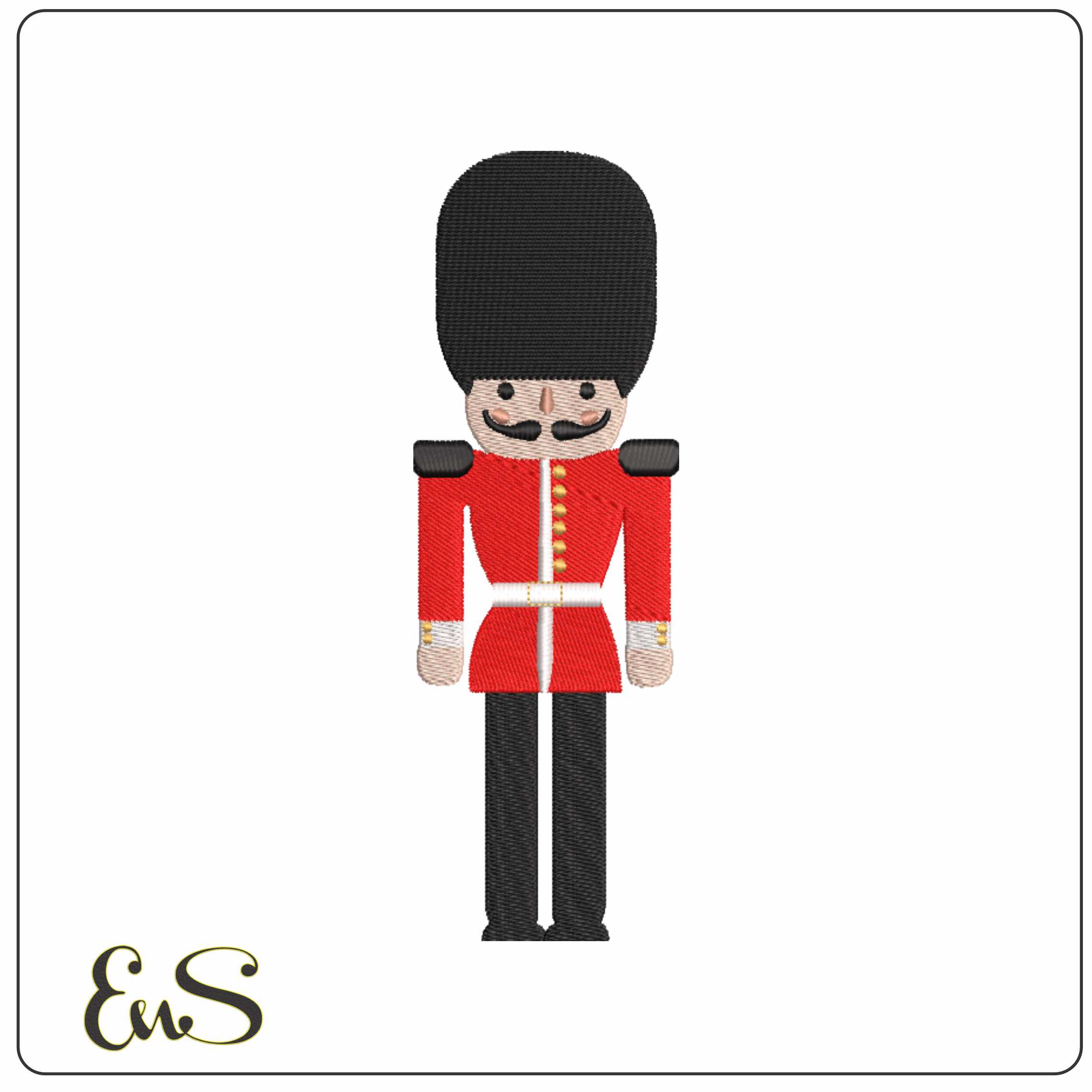 Nutcracker To London Soldier - Elegant embroidery design file-instant download