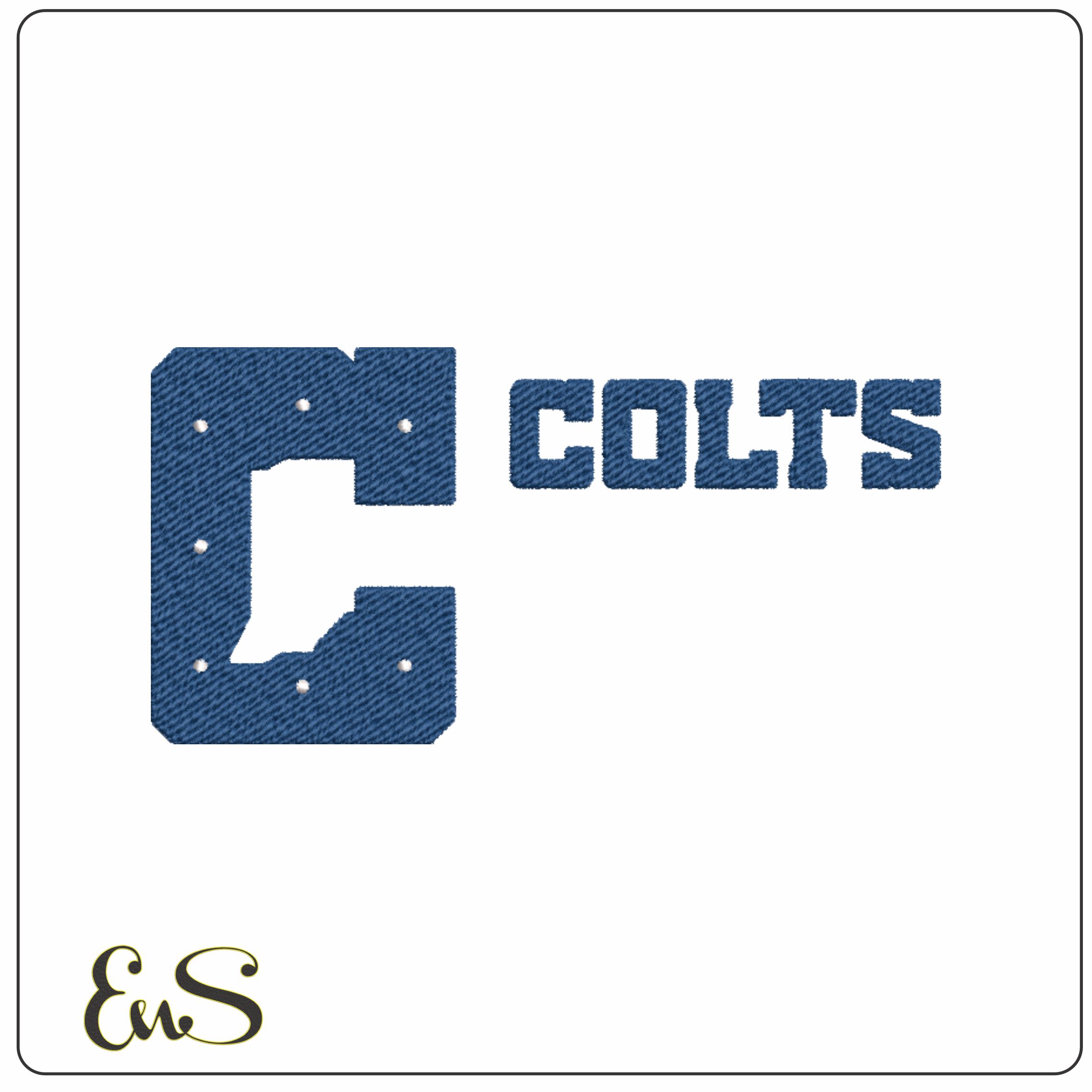 Indianapolis Colts NFL embroidery design -Lucas Oil Stadium men's football embroidery machine pattern embroidery file - instant download