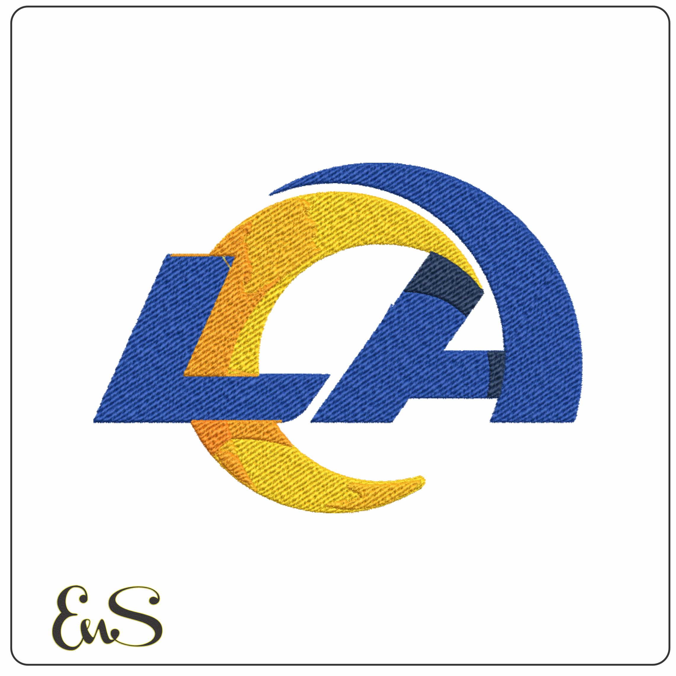 Los Angeles Rams NFL embroidery design -Sofi Stadium men's football embroidery machine pattern embroidery file - instant download