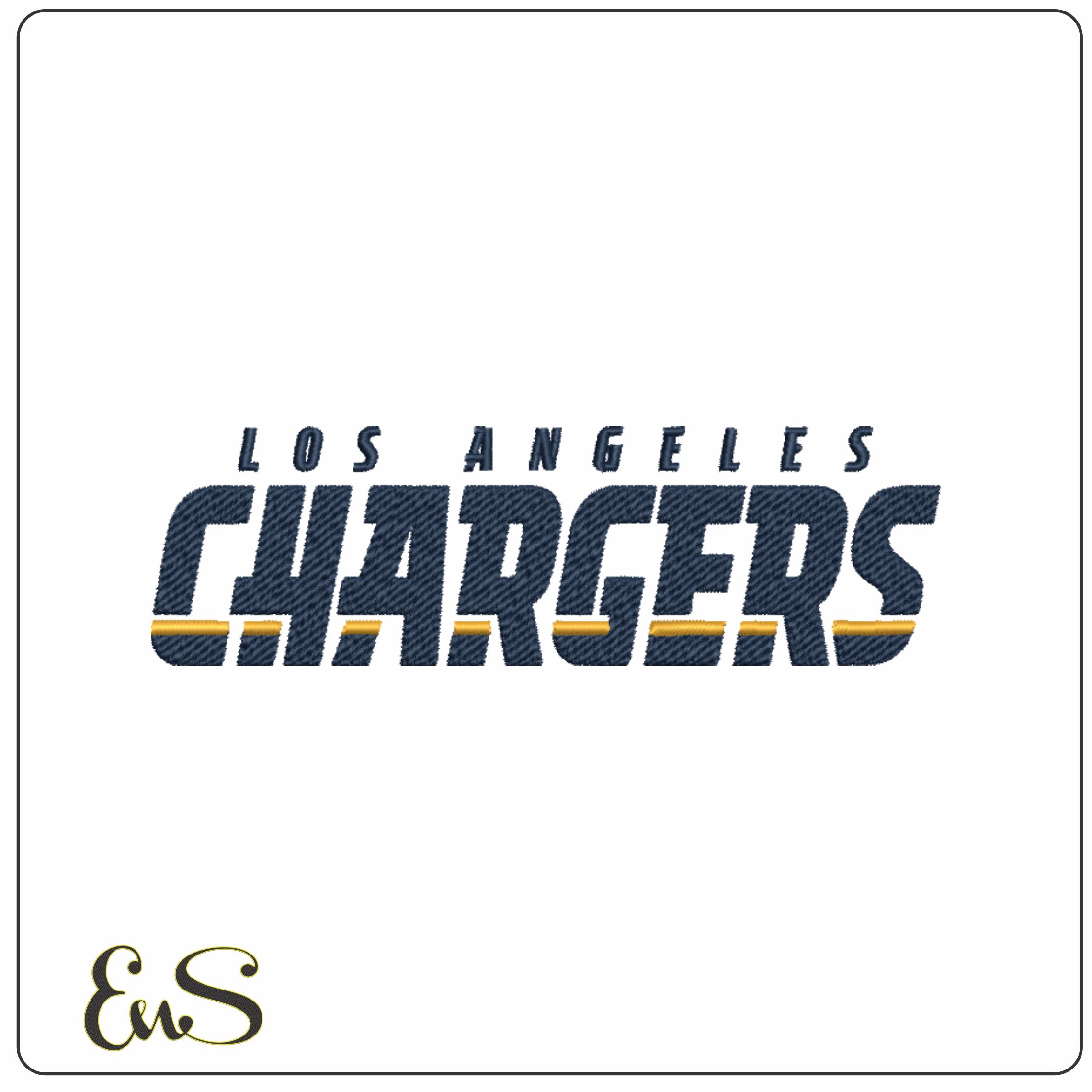 Los Angeles Chargers NFL embroidery design -Sofi men's football embroidery machine pattern embroidery file - instant download