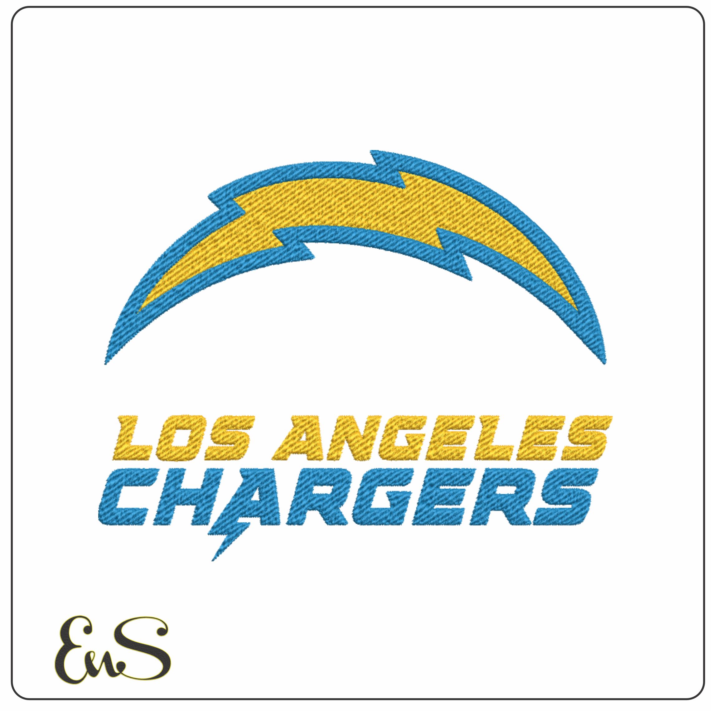 Los Angeles Chargers NFL embroidery design -Sofi men's football embroidery machine pattern embroidery file - instant download