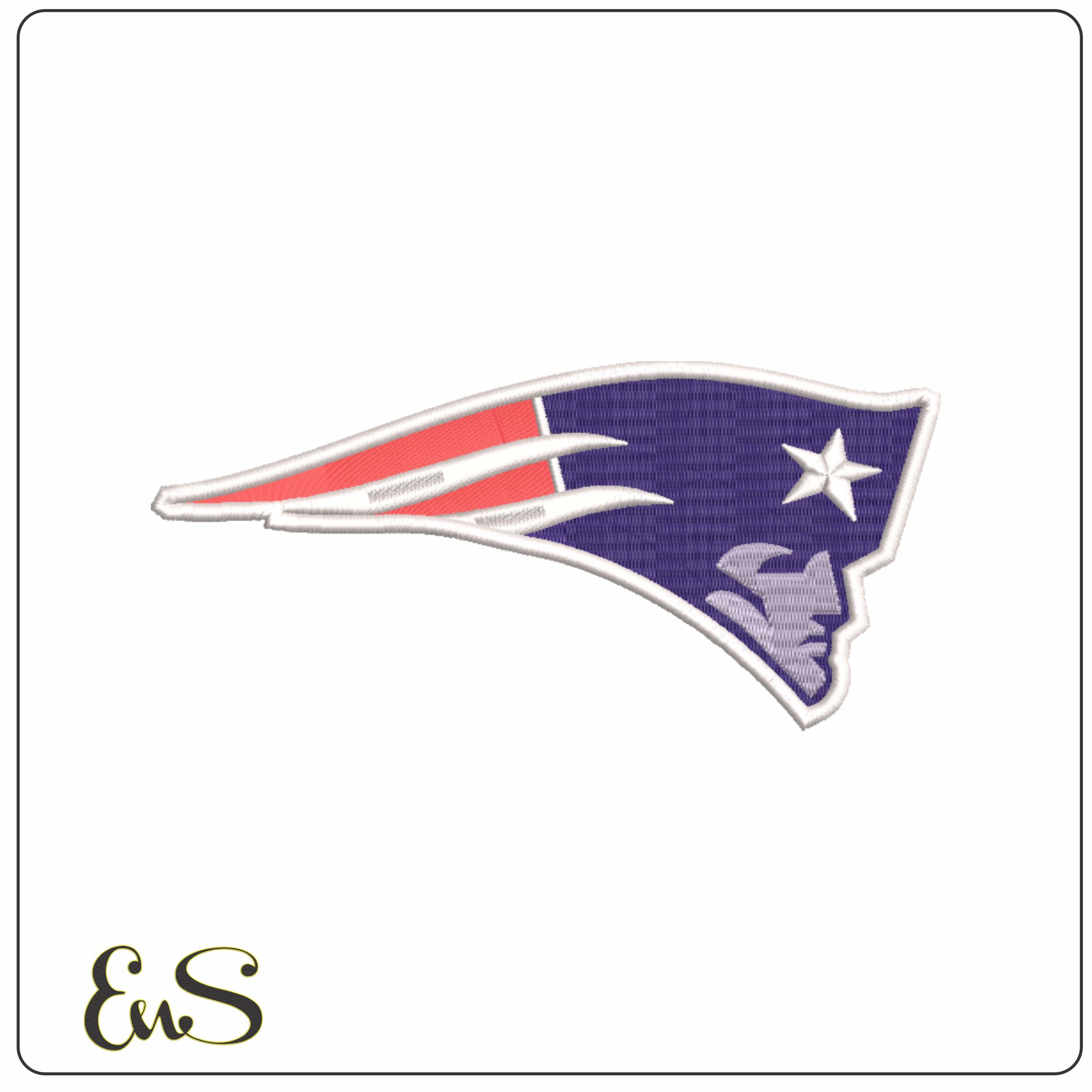 New England Patriots NFL embroidery design -Gillette Stadium men's football embroidery machine pattern embroidery file - instant download