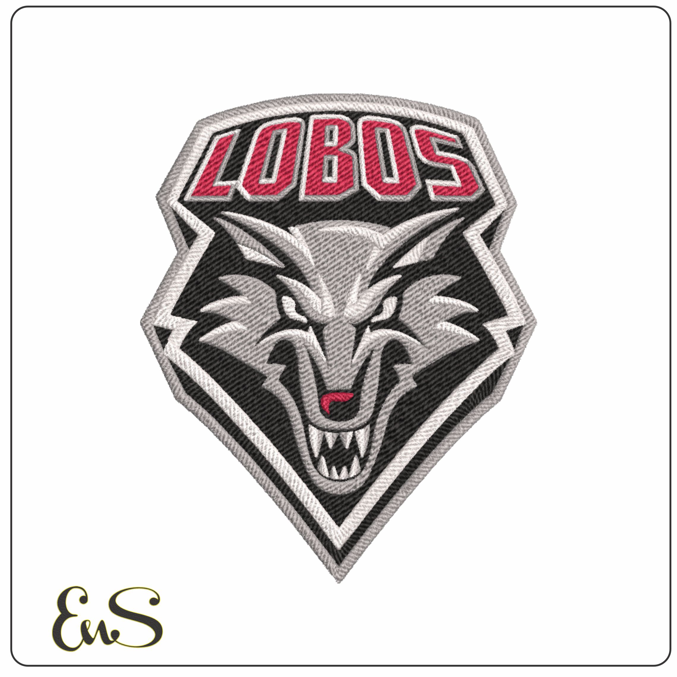 New Mexico Lobos NFL embroidery design -University Stadium men's football embroidery machine pattern embroidery file - instant download