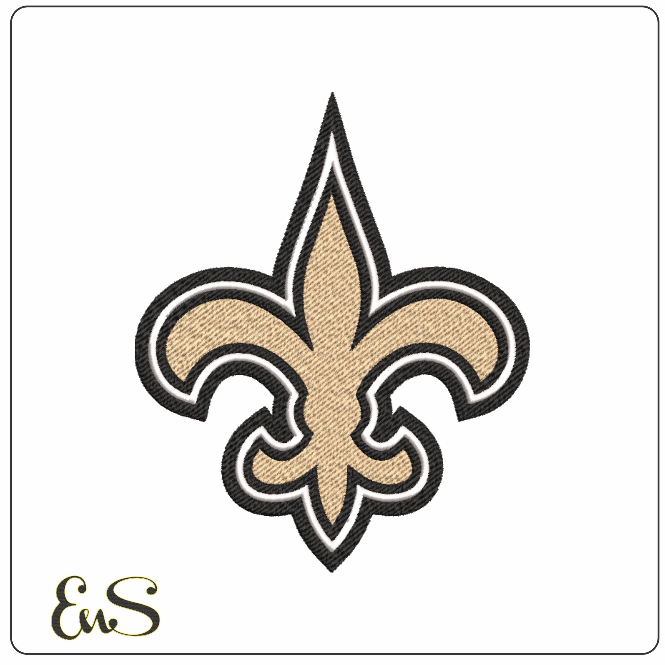 New Orleans Saints NFL embroidery design -Caesars Superdome Stadium men's football embroidery machine pattern embroidery file - instant download
