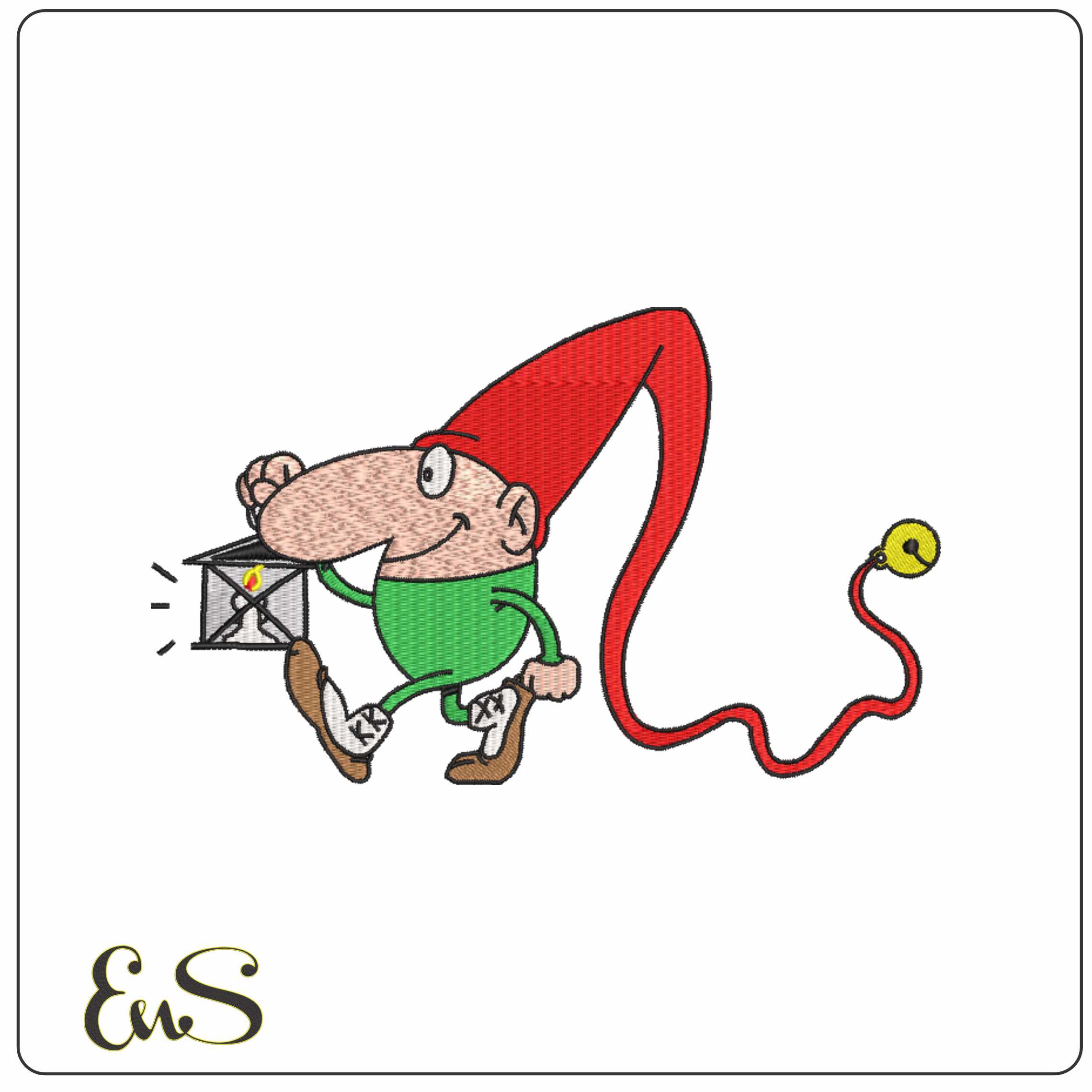 Wee Willy Winky - Elegant embroidery design file-instant download