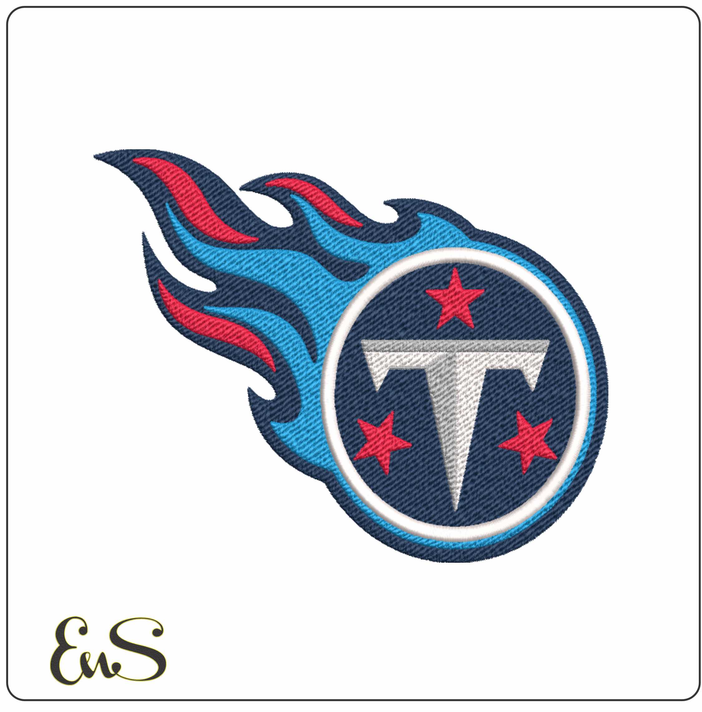 Tennessee Titans NFL embroidery design -Nissan Stadium men's football embroidery machine pattern embroidery file - instant download