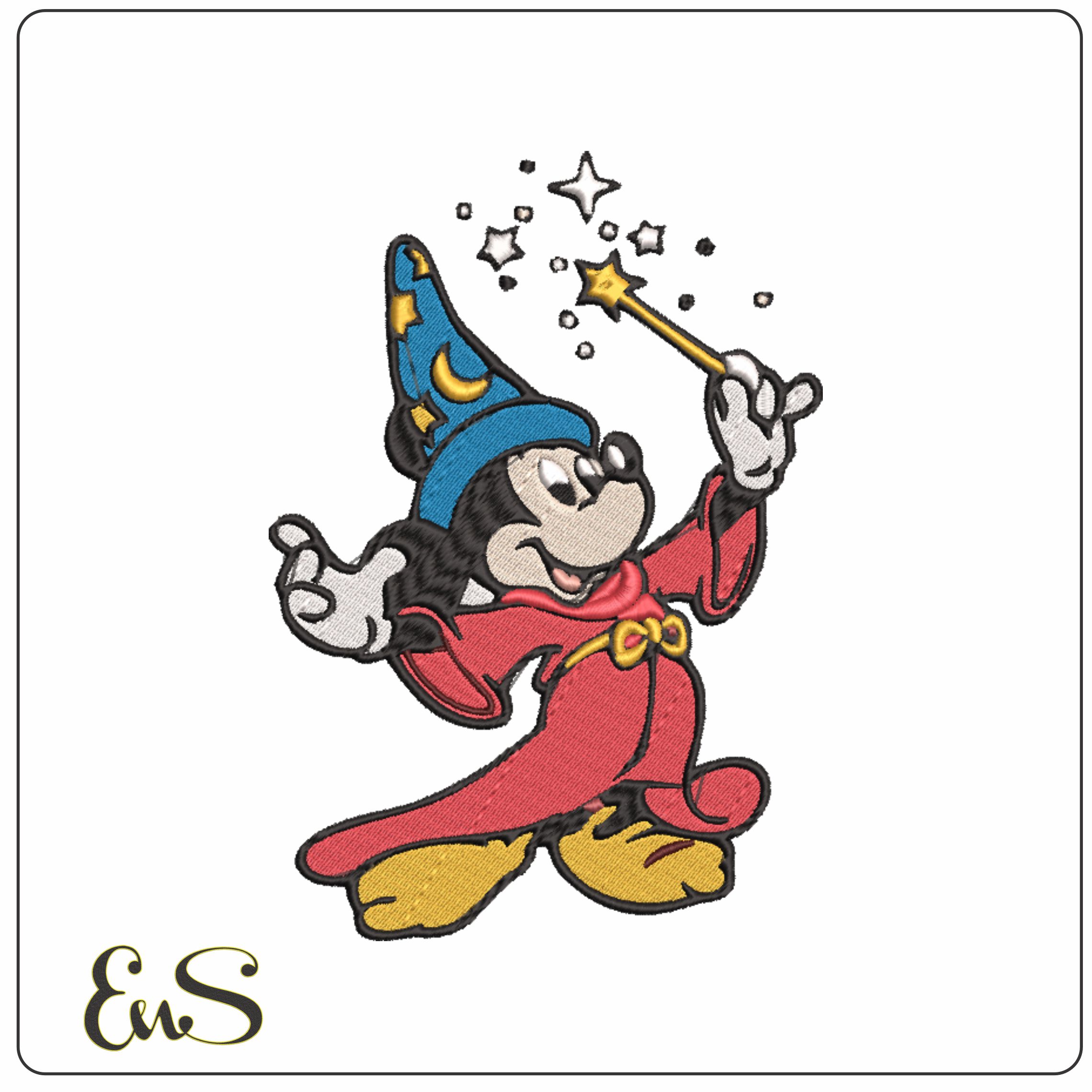 mickey mouse embroidery design machine embroidery design, design for kids, babies, infants, fill embroidery design, instant download 6 sizes