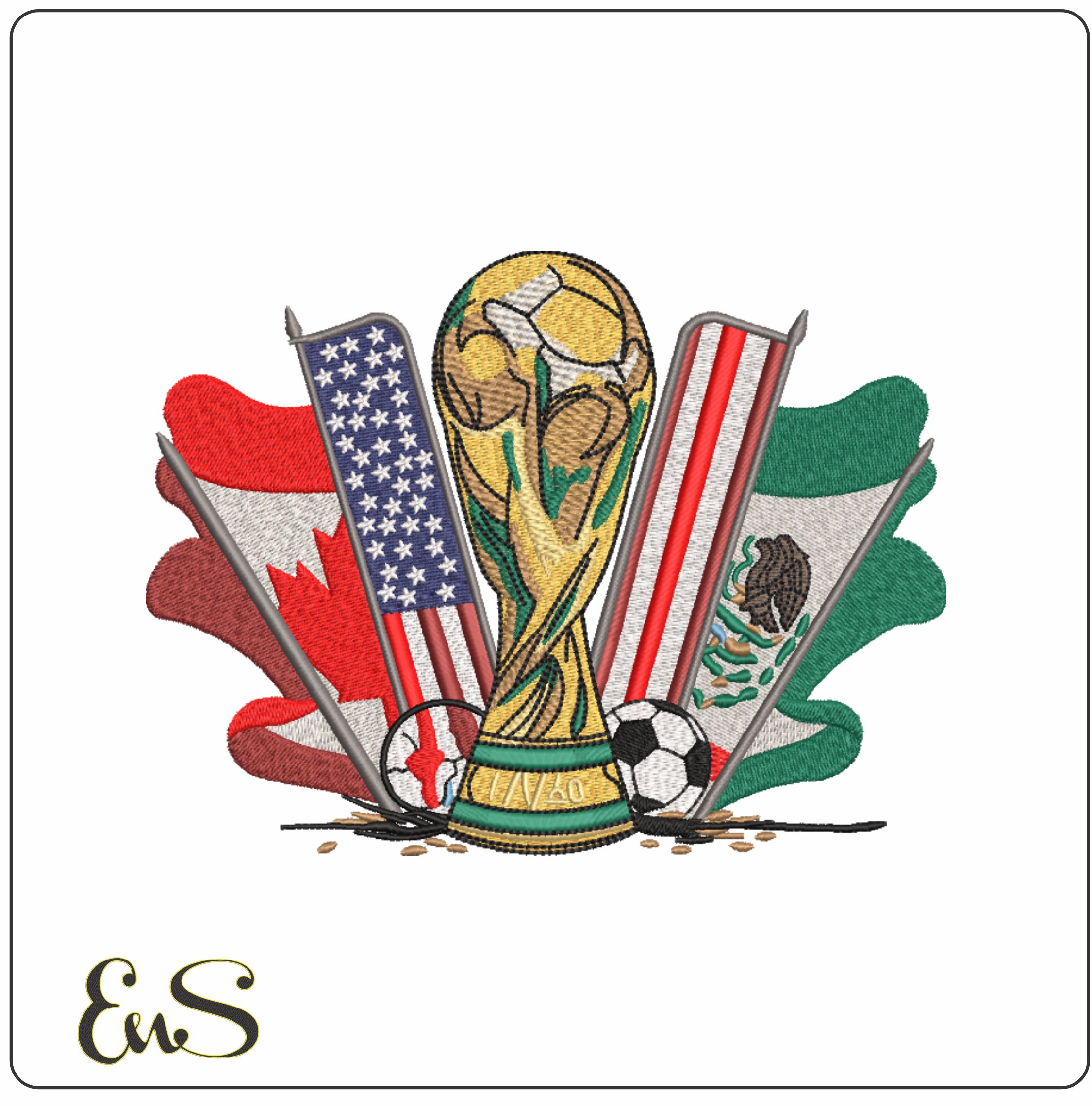 Fifa World Cup 2026 Host Countries Flags