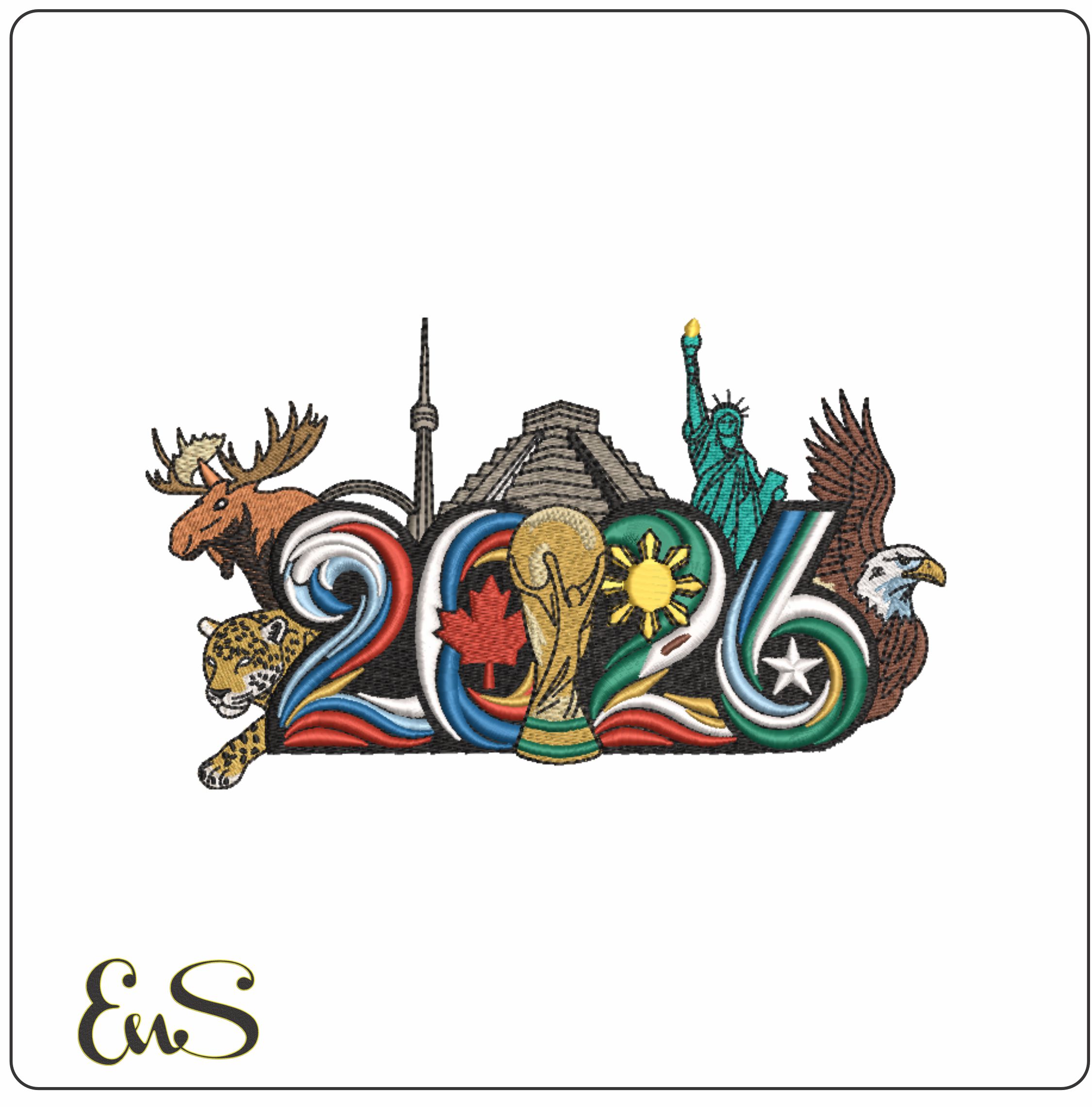 Fifa World Cup 2026 Host Countries Landmarks With Animals