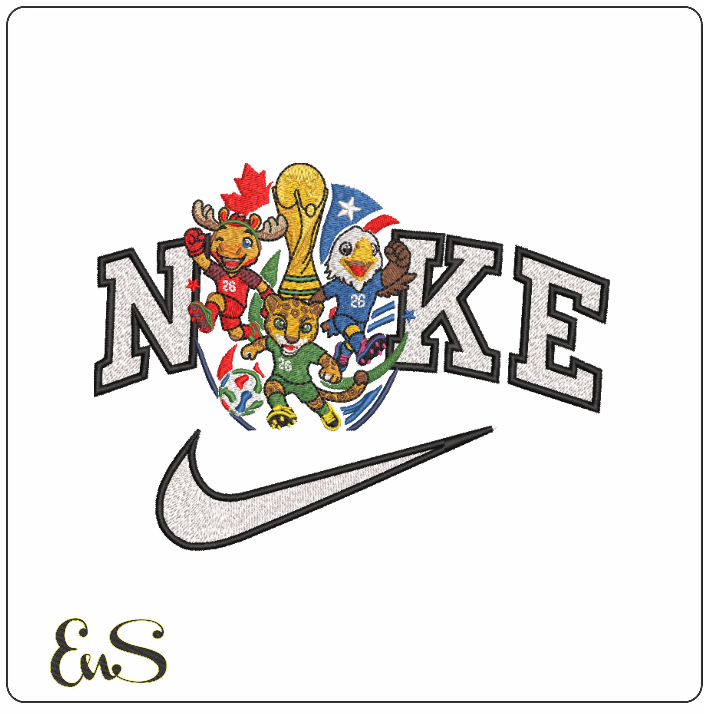 Nike Fifa World Cup 2026 Mascots With Trophy