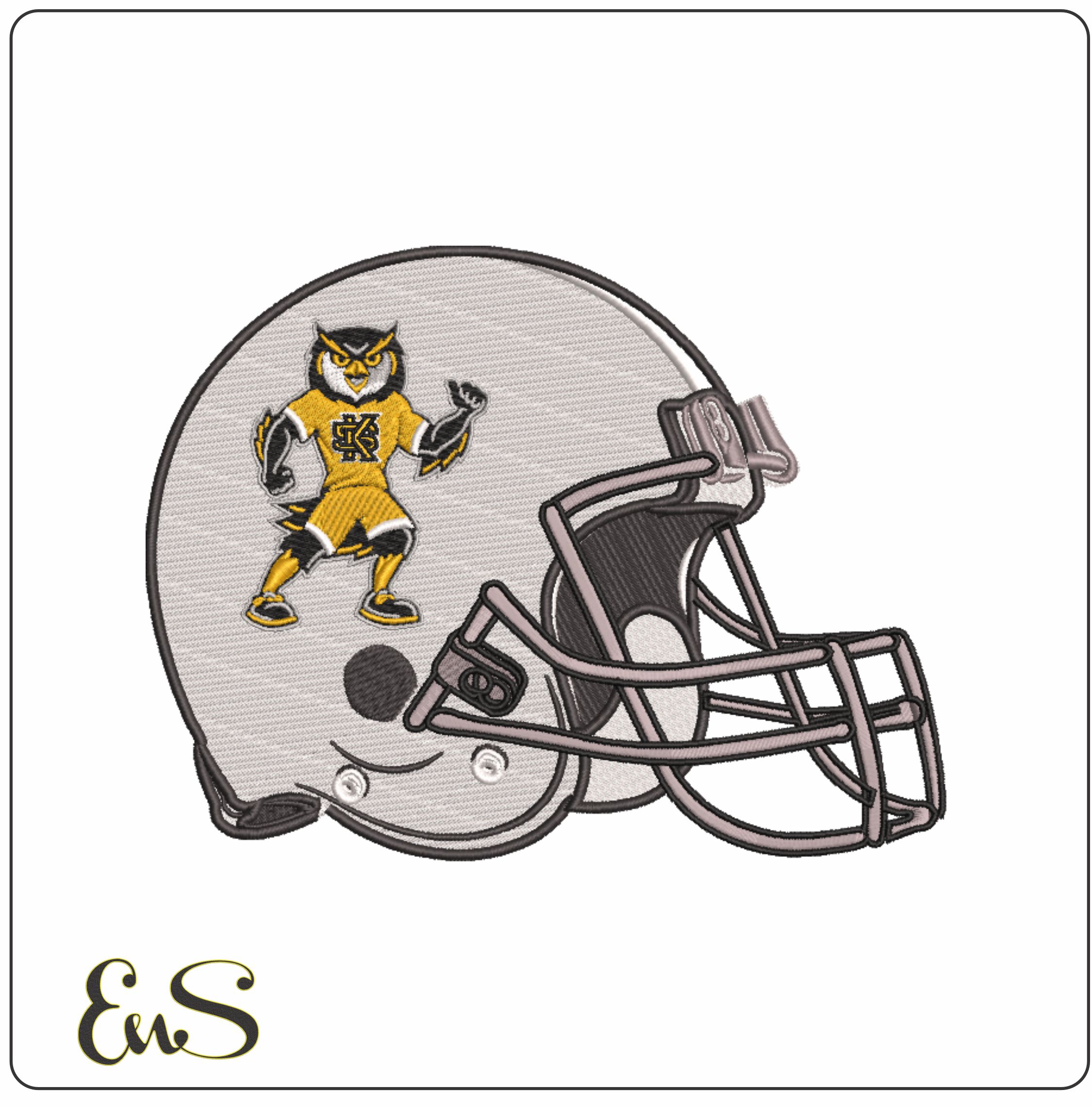 Af Helmet Kennesaw State Owls Mascot Kennesaw State University