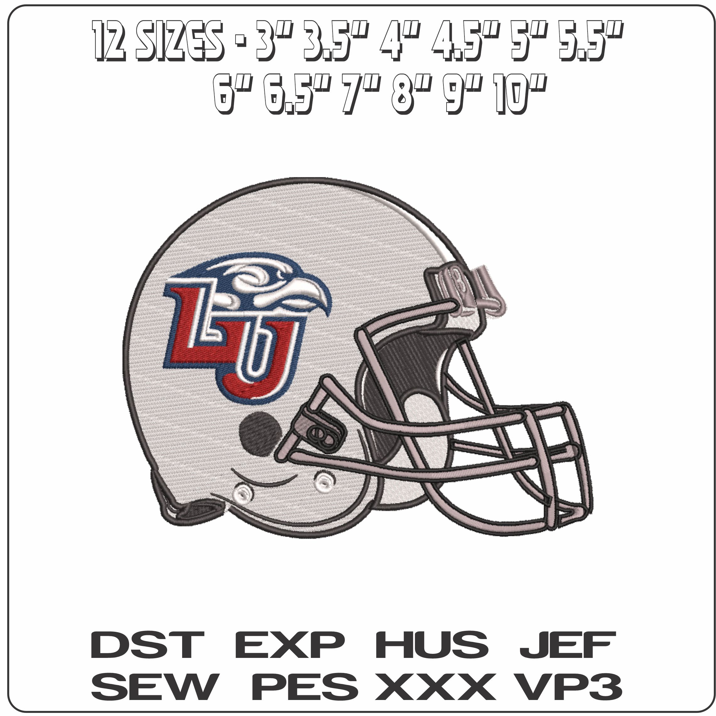 Af Helmet Liberty Flames 2013 On Liberty University
