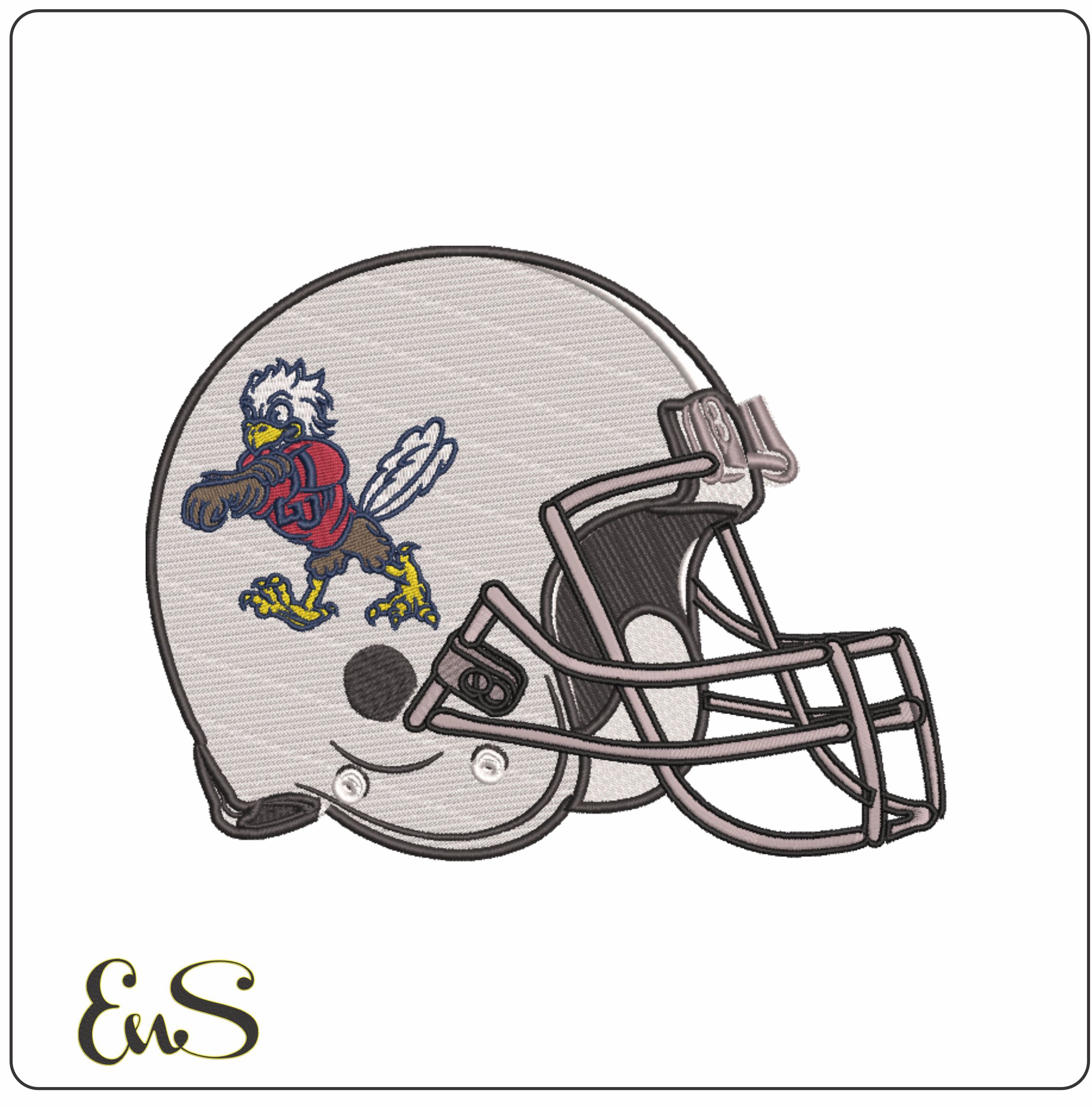 Af Helmet Liberty Flames Mascot Liberty University