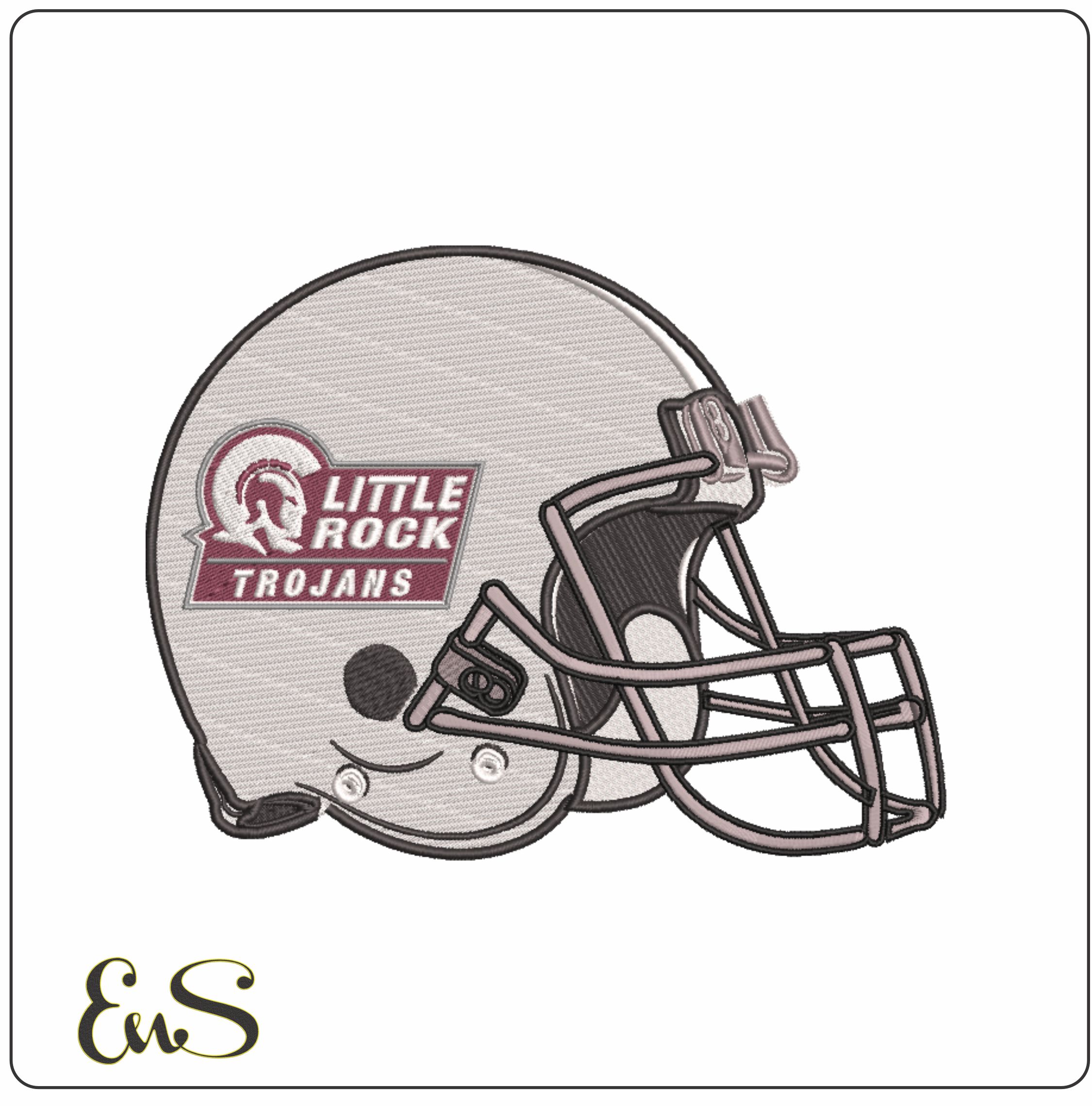 Af Helmet Little Rock Trojans 2016 On University Of Arkansas