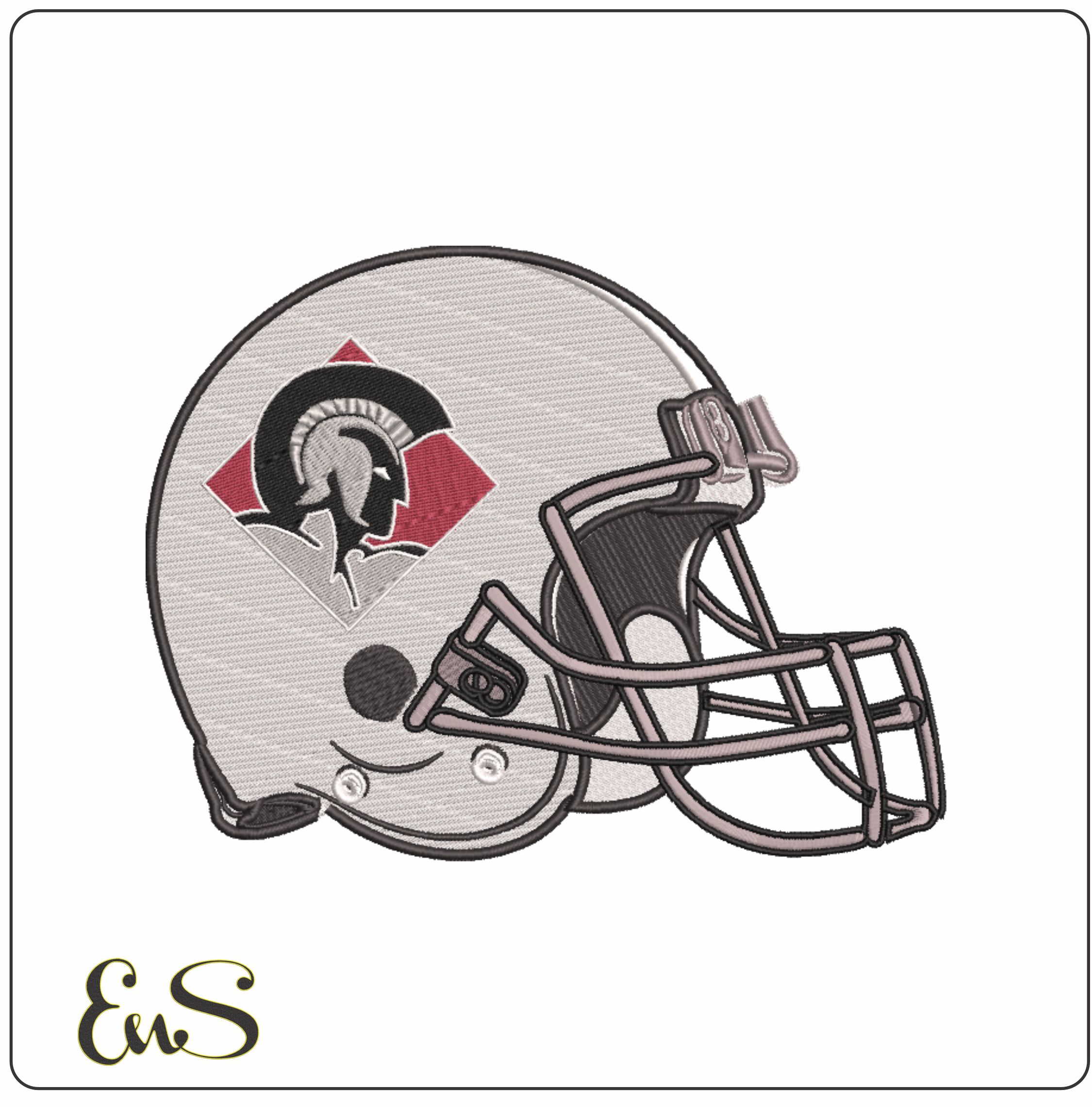 Af Helmet Little Rock Trojans No Name 1994 To 2005 University Of Arkansas