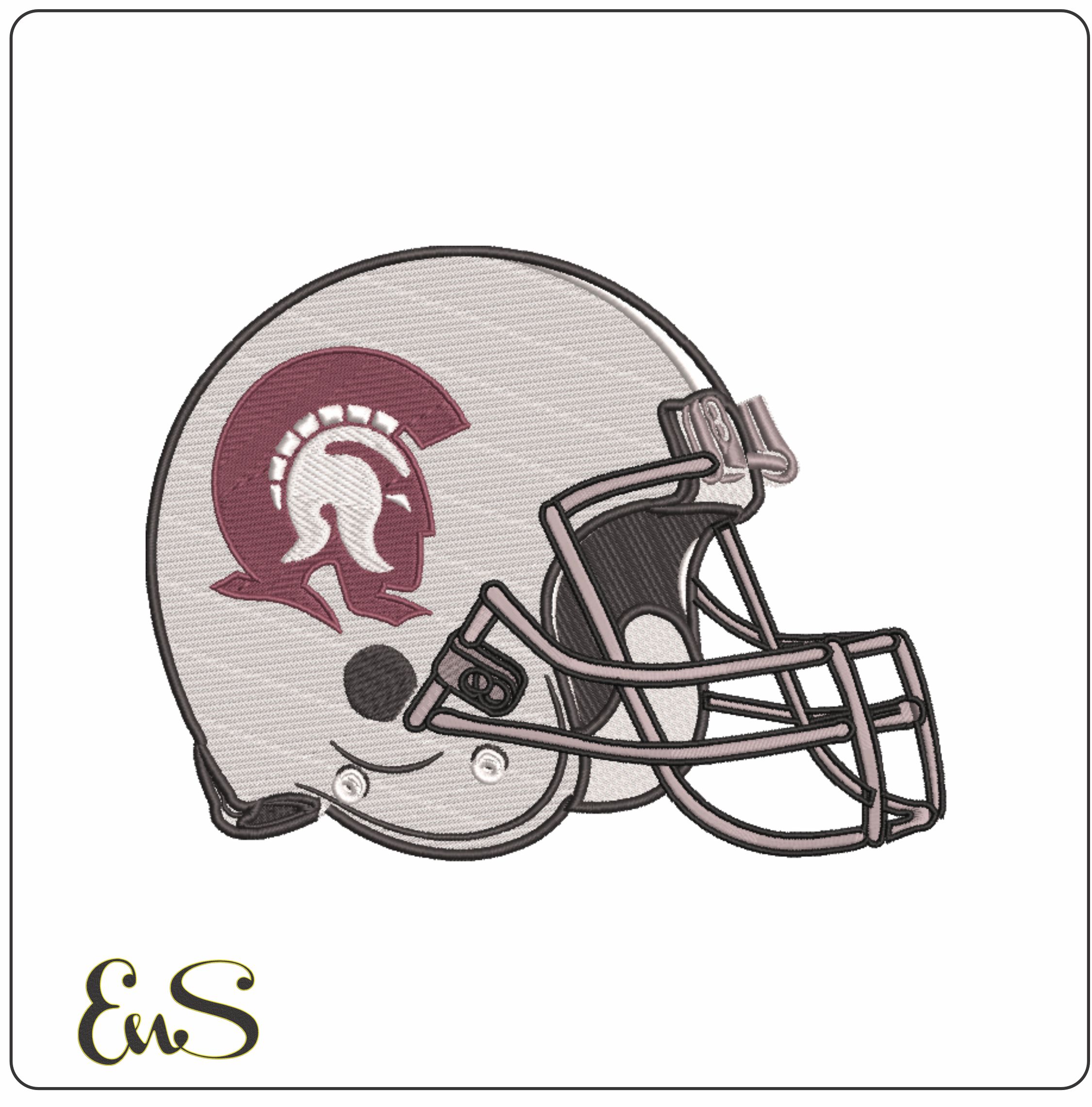 Af Helmet Little Rock Trojans No Name 2005 To 2015 University Of Arkansas