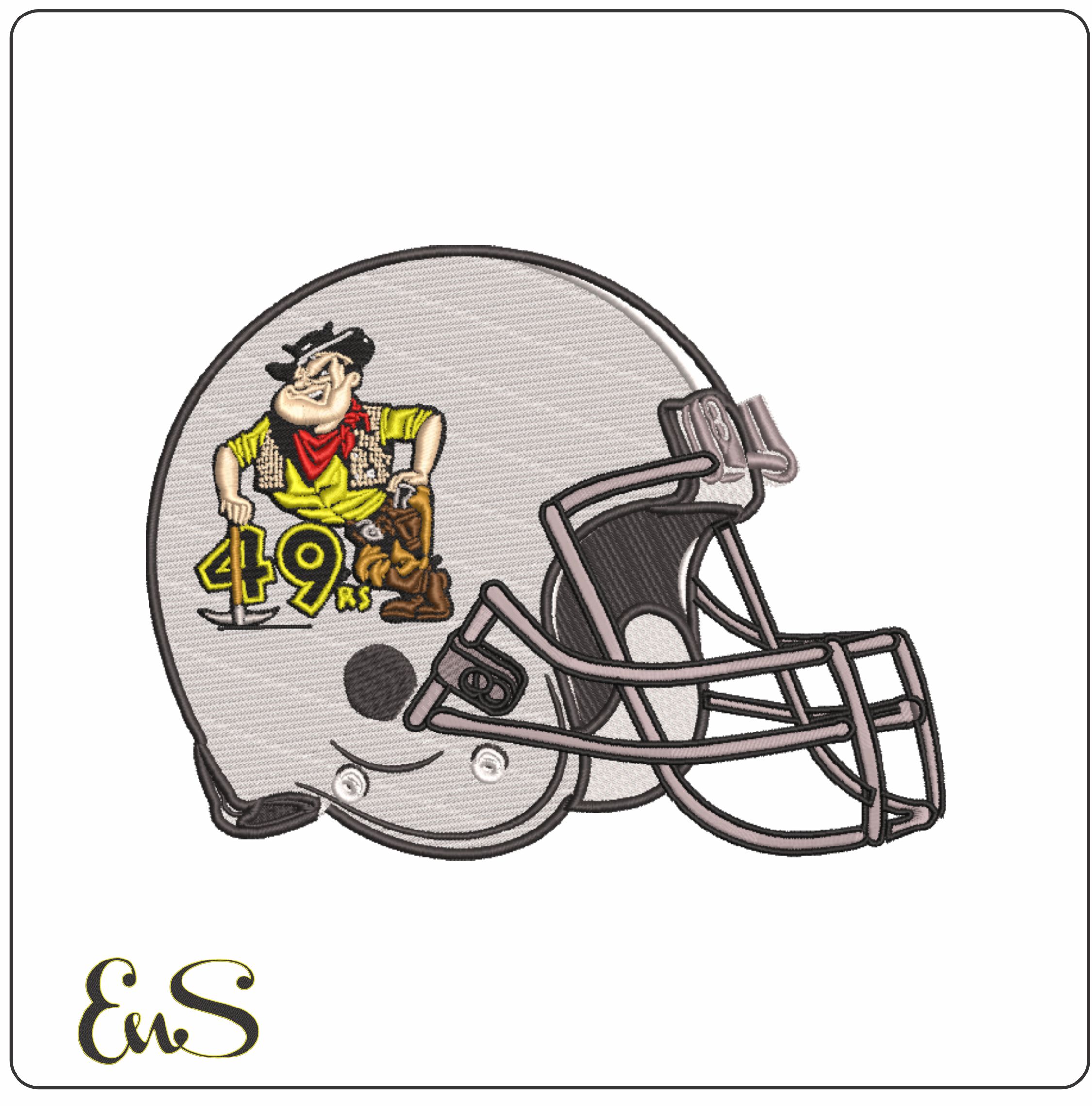 Af Helmet Long Beach State 49Ers 1961 To 1984 California State University